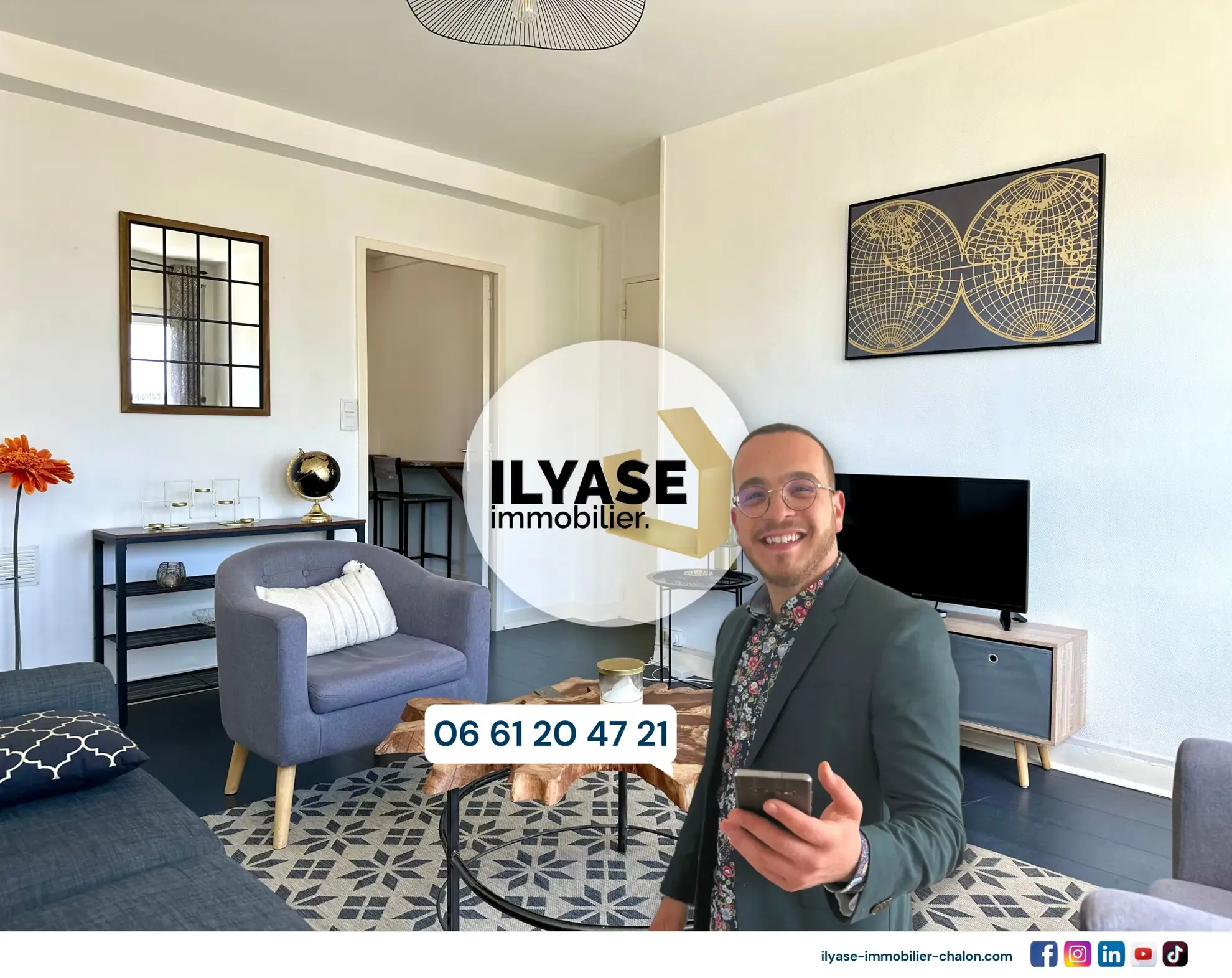 Appartement T3 de 52 m² à Chalon-sur-Saône, idéal investissement ou premier achat