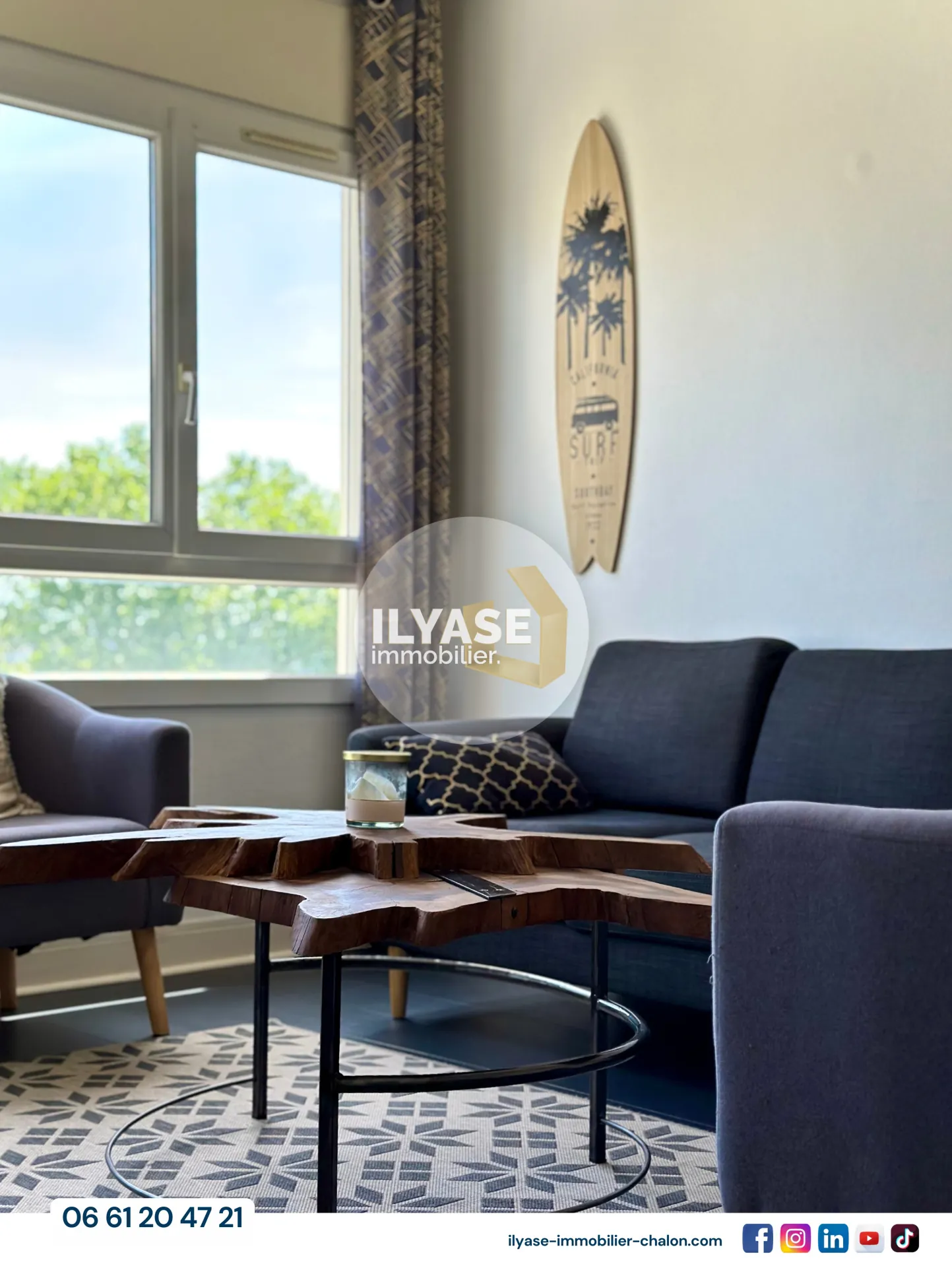 Bel appartement T3 de 52 m² à Chalon-sur-Saône proche gare et commodités 