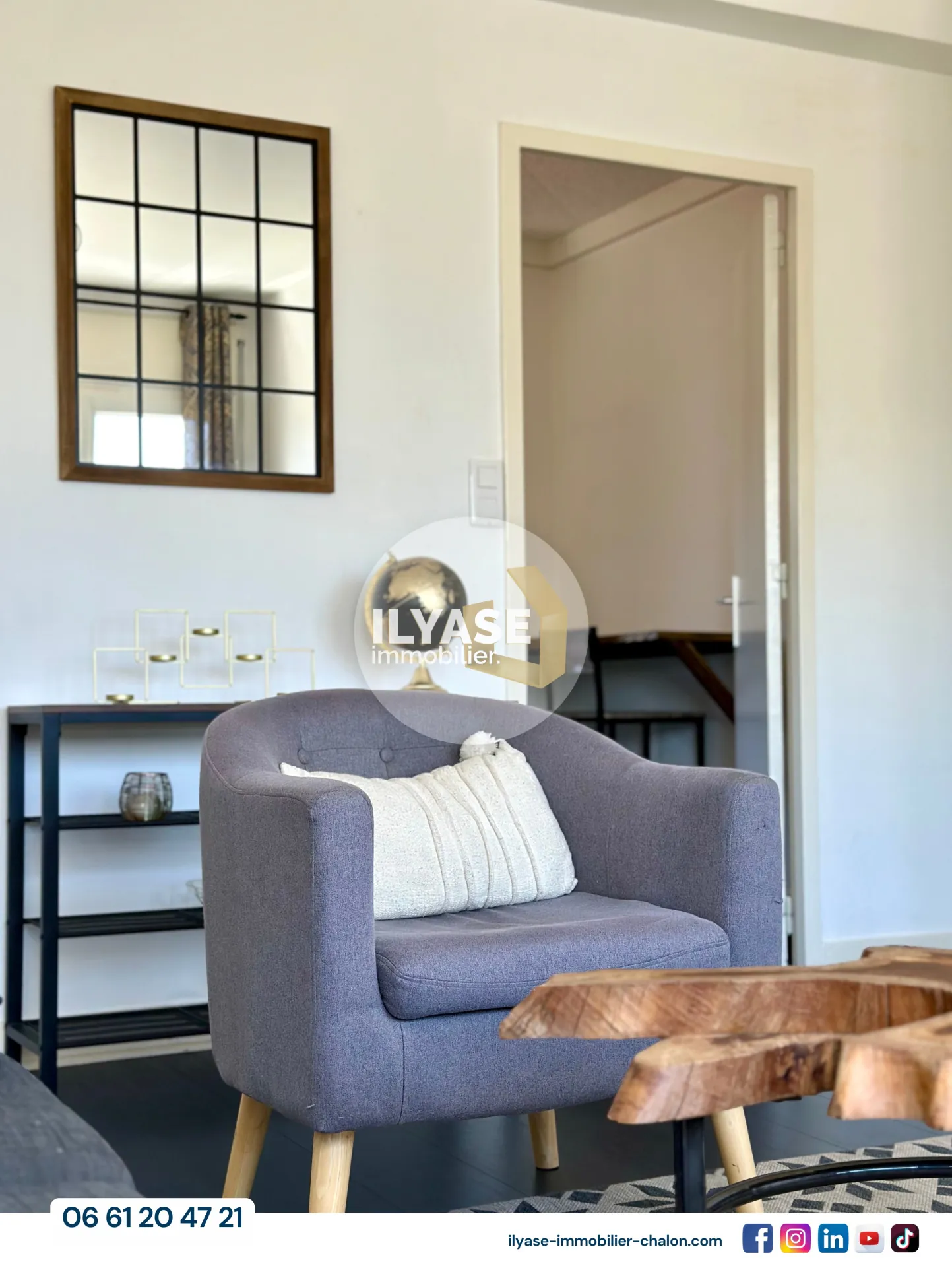 Bel appartement T3 de 52 m² à Chalon-sur-Saône proche gare et commodités 