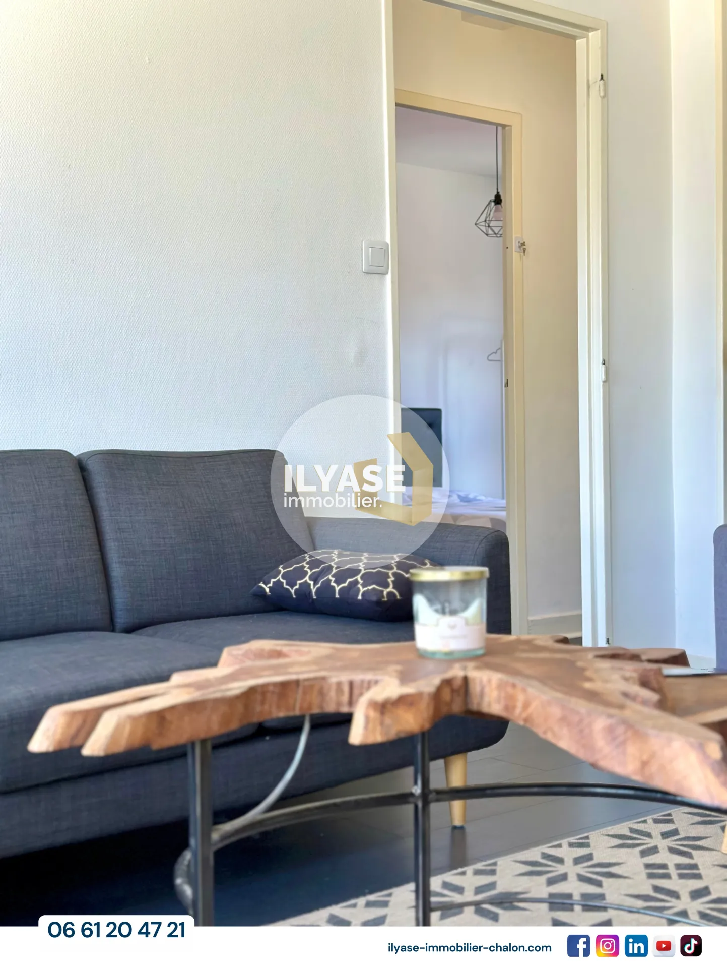 Bel appartement T3 de 52 m² à Chalon-sur-Saône proche gare et commodités 