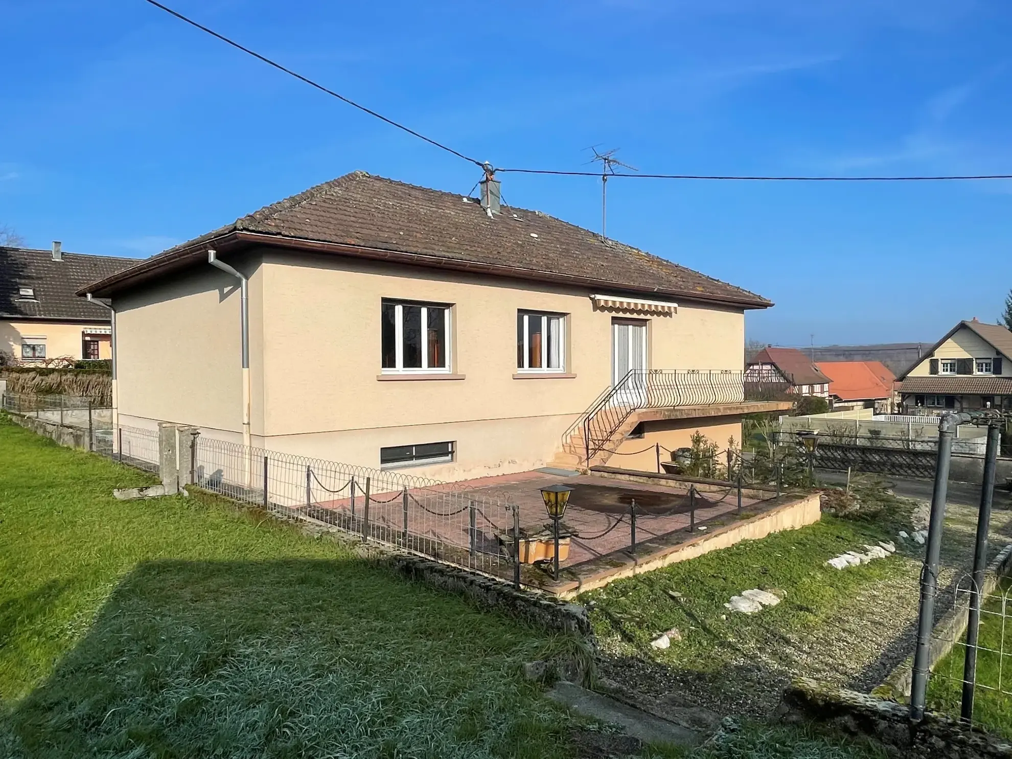 Maison de plain-pied à Altenach de 114 m² avec terrain clos 