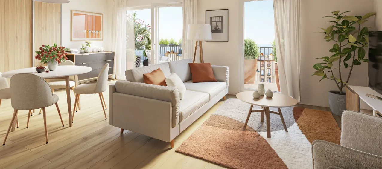 Appartement 2 pièces à Tours avec terrasse, livraison 2026 - Prix avantageux