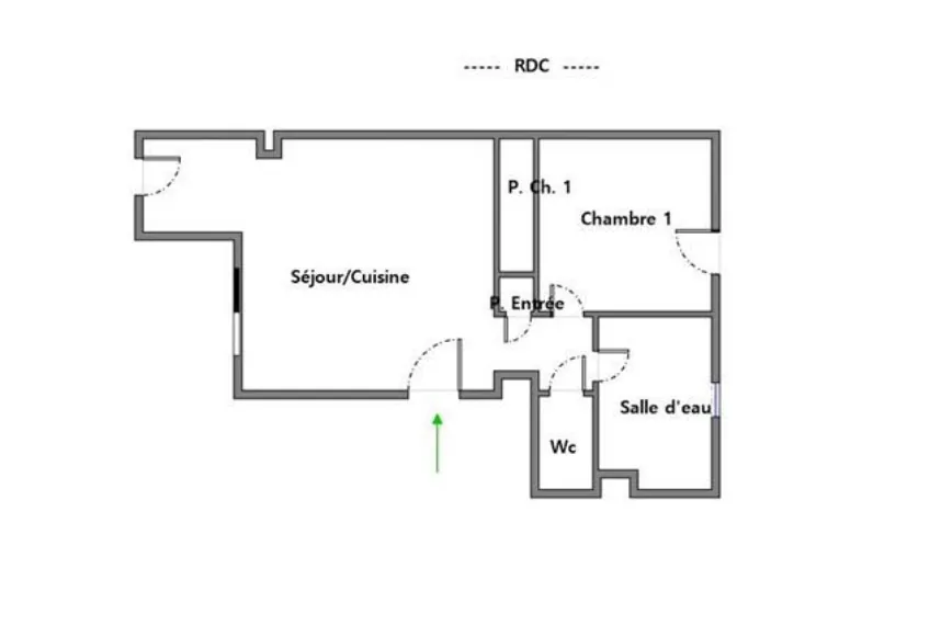 Appartement T2 avec jardin et parking à Nîmes - Résidence sécurisée 