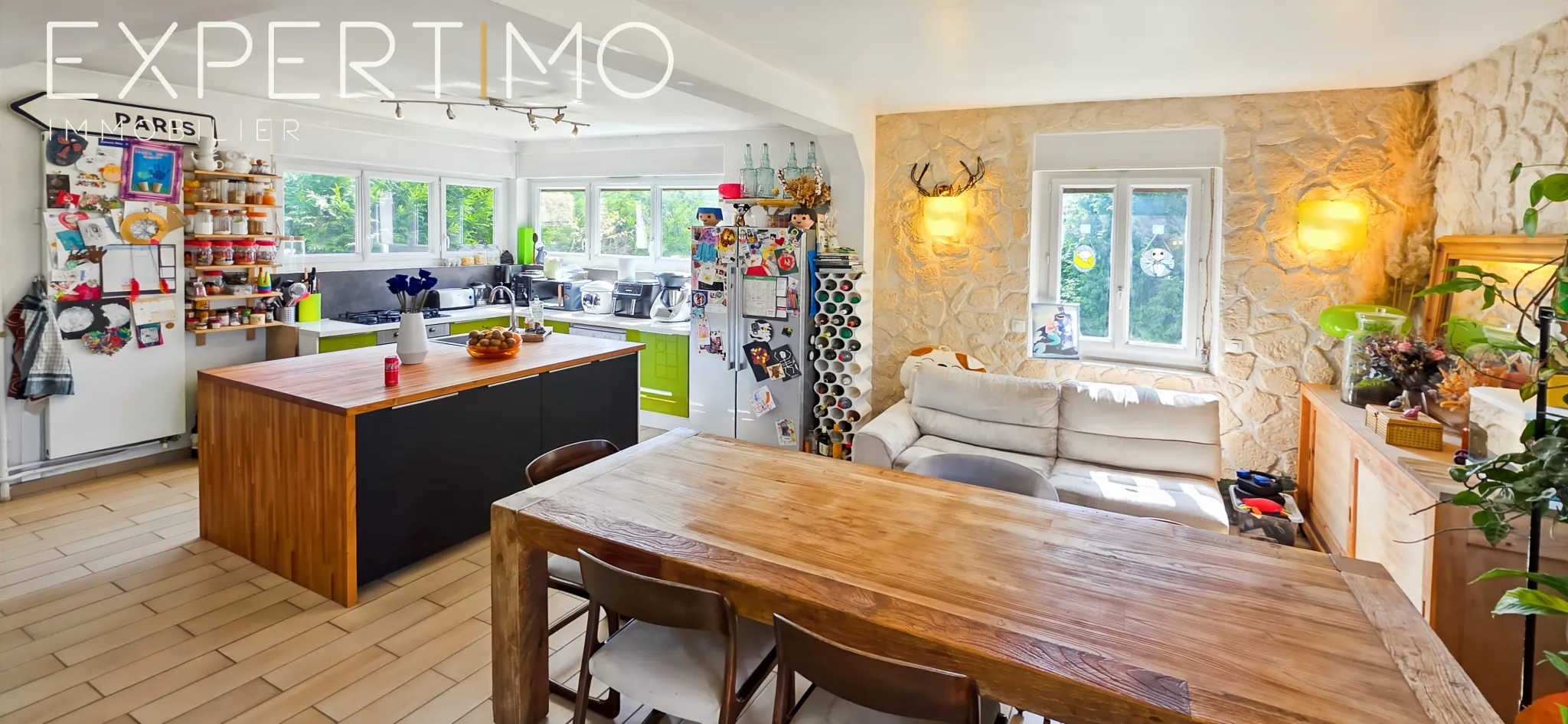 Maison d'architecte à vendre à Méréville – 5 pièces, 122 m², terrain 1699 m² dans un cadre calme 