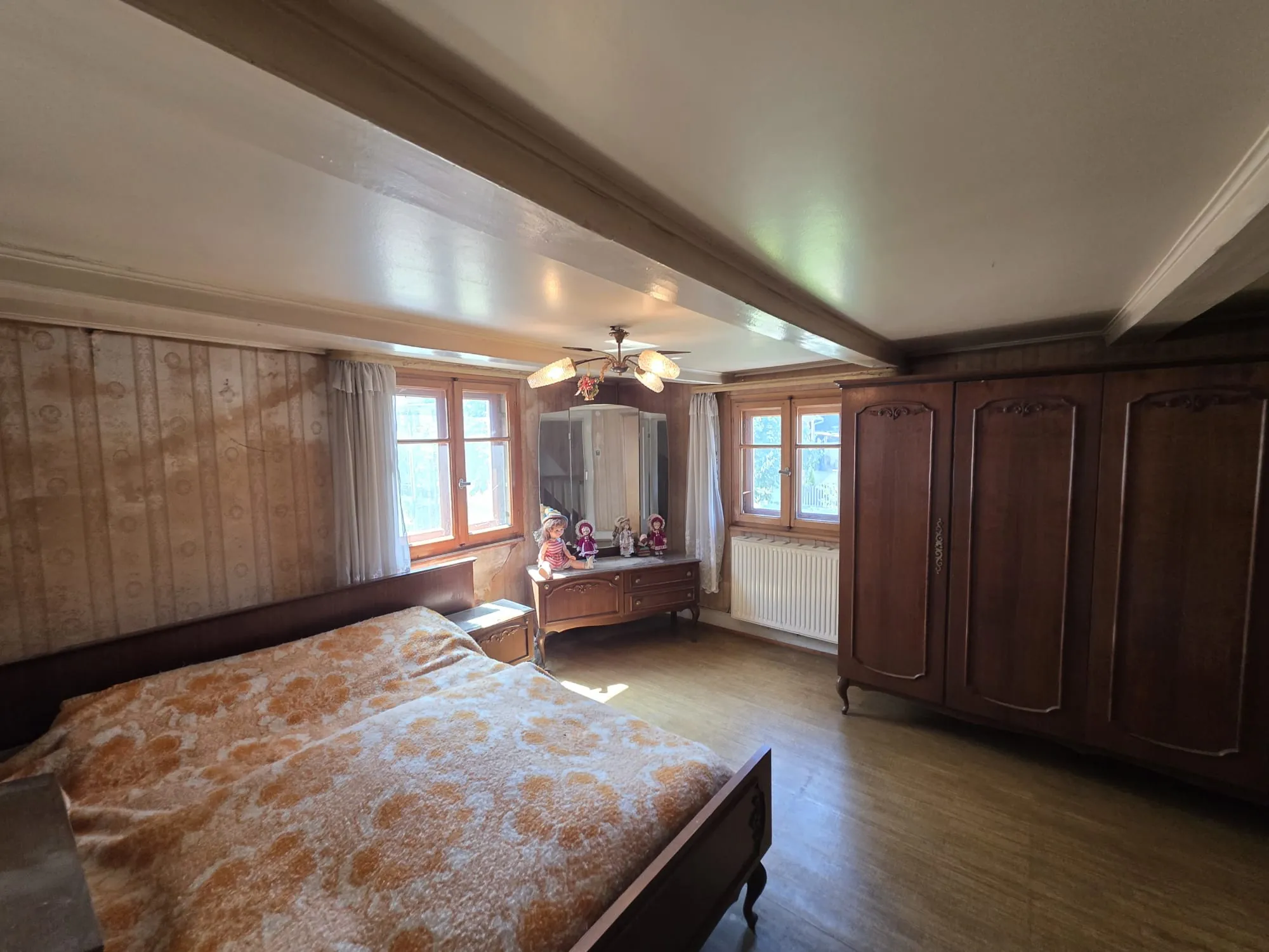 Maison de village à rénover avec dépendance à Hirtzbach, 102 m², terrain 8,49 ares 