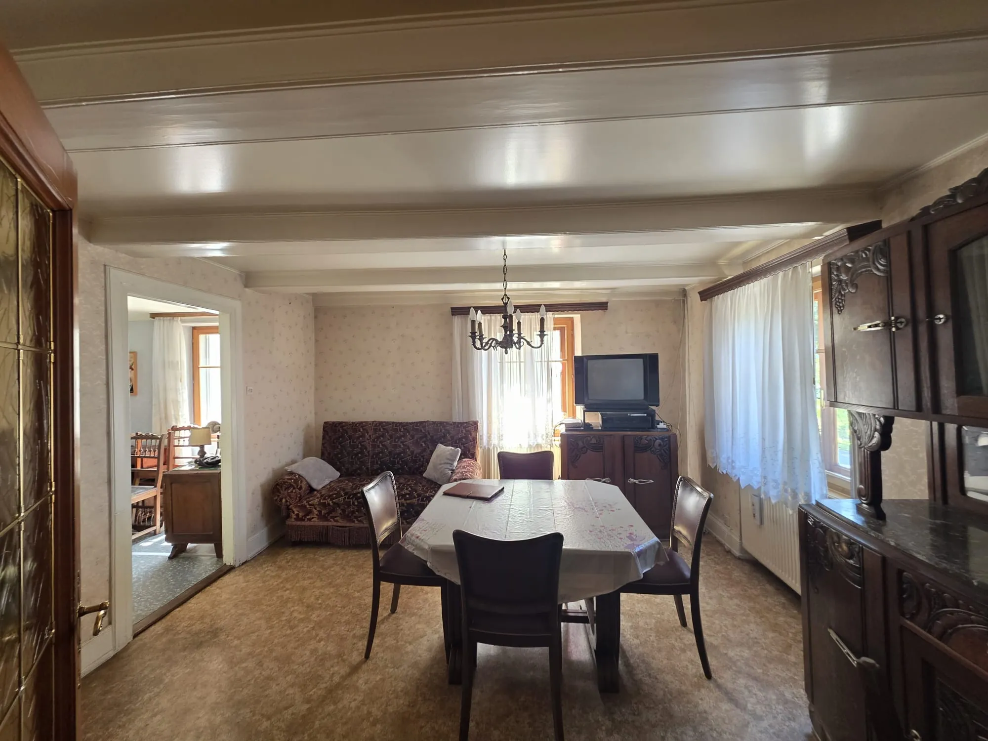 Maison de village à rénover avec dépendance à Hirtzbach, 102 m², terrain 8,49 ares 