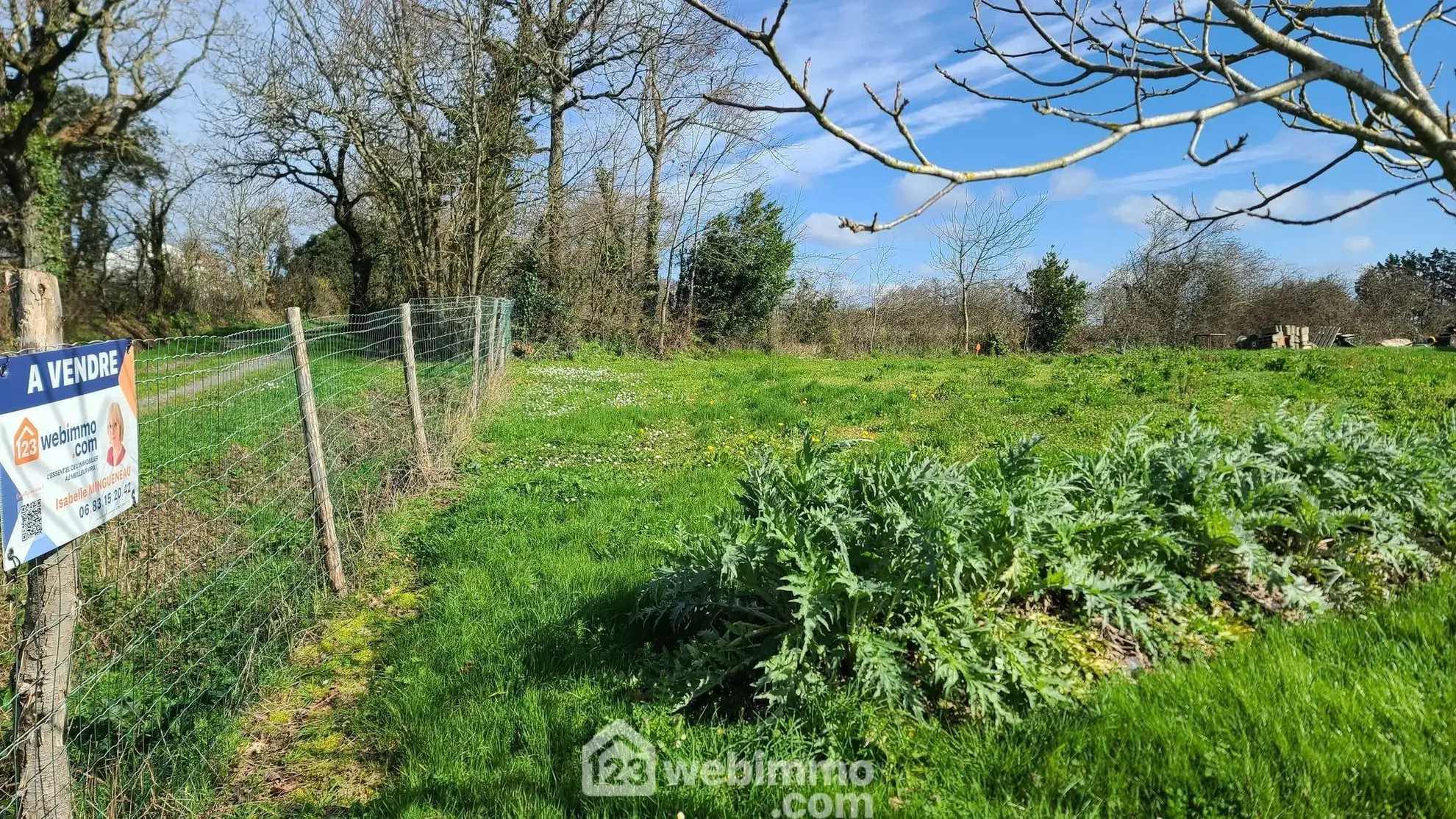 Terrain à bâtir de 443 m² à Talmont-Saint-Hilaire, environnement paisible et lumineux 