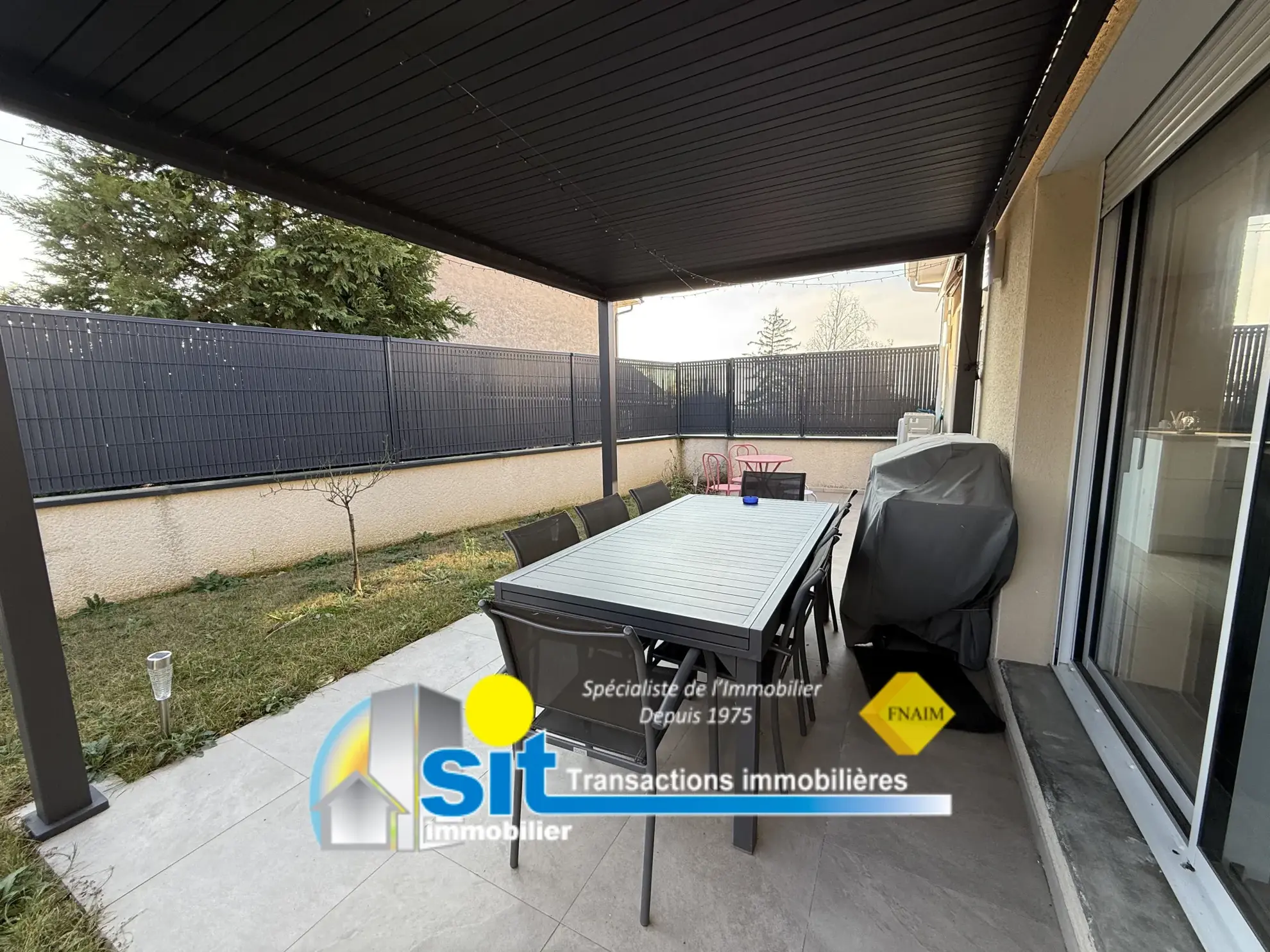 Villa moderne de plain-pied à Reventin-Vaugris, Vienne - 94 m² avec terrasse 