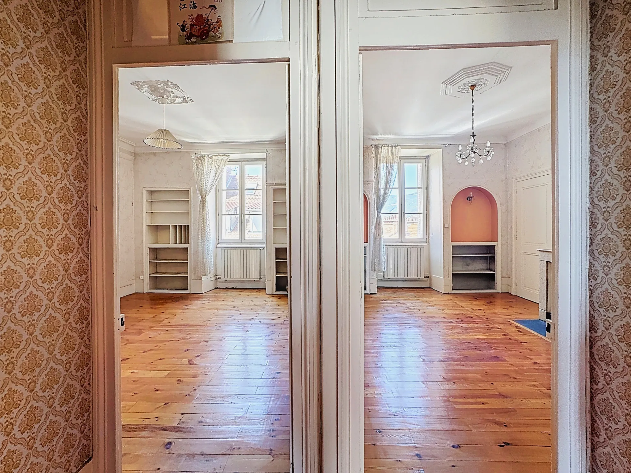 Appartement T3 lumineux et charmant au dernier étage à Grenoble, vue sur Belledonne 