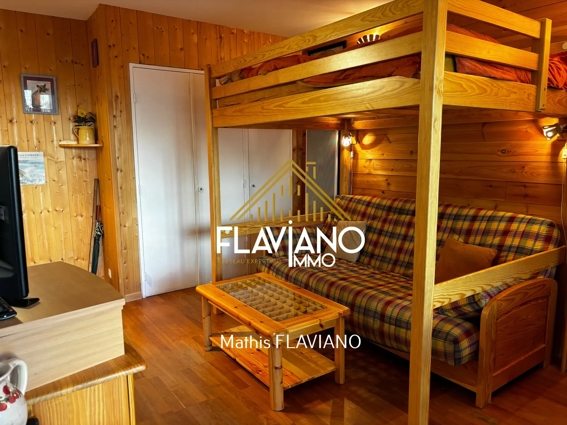 Studio à vendre à Barcelonnette, résidence de standing avec terrasse et parking gratuit