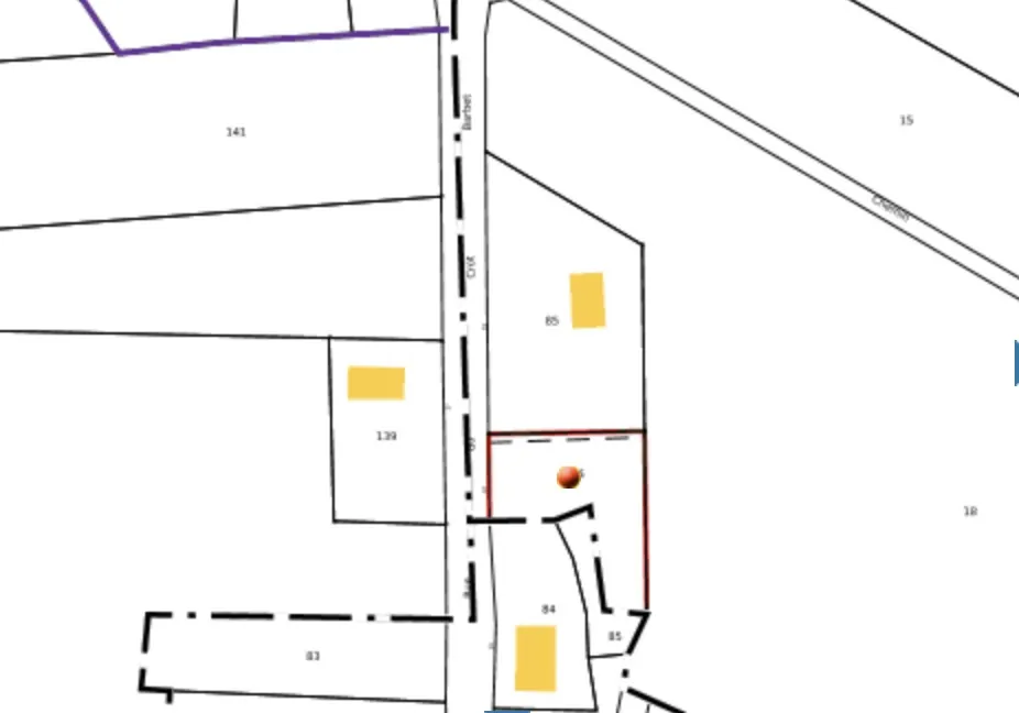 Terrain constructible arboré de 1172m² à Bouhy avec certificat d'urbanisme
