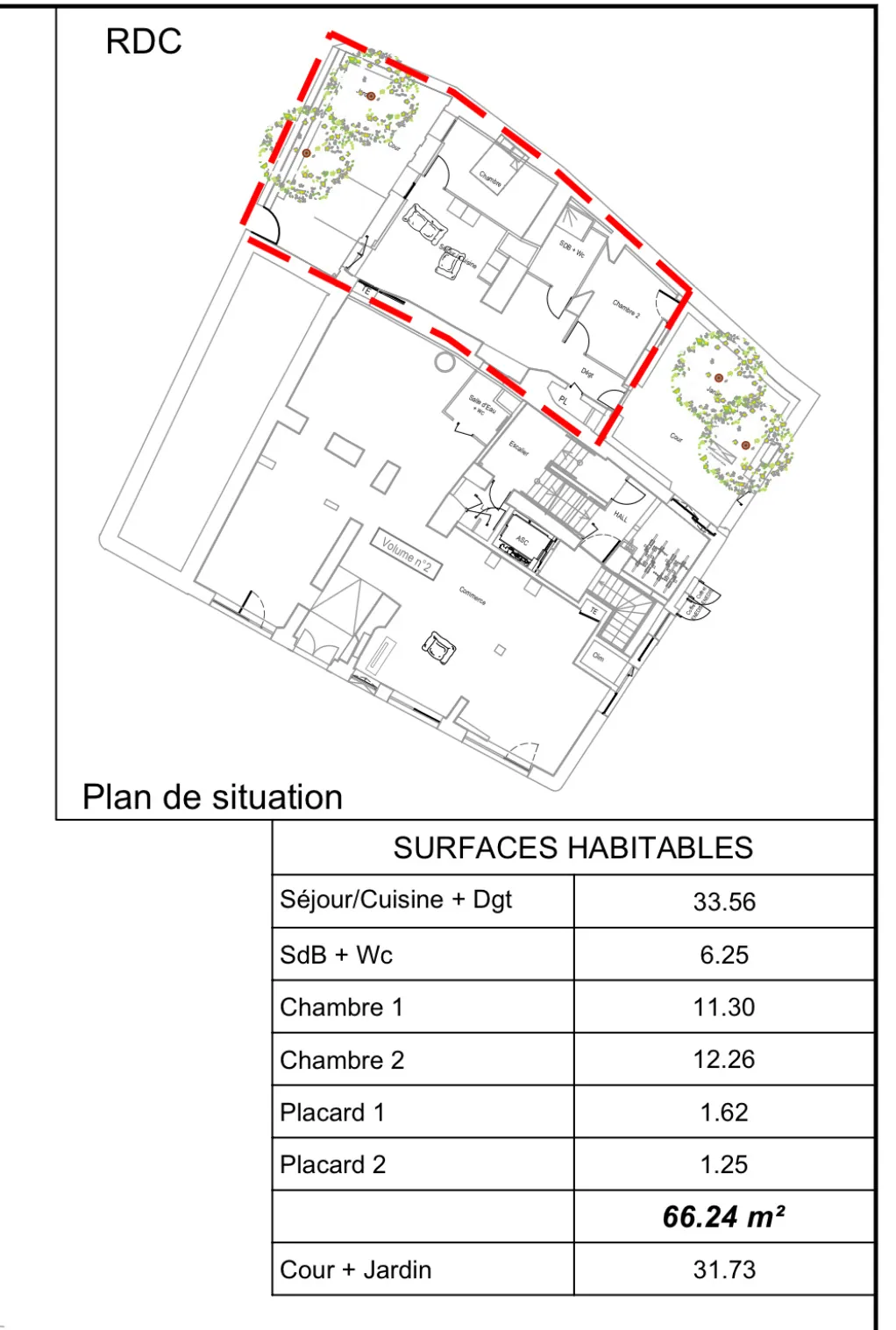 Appartement 3 pièces rénové avec cour à Lodève, livraison 2027 
