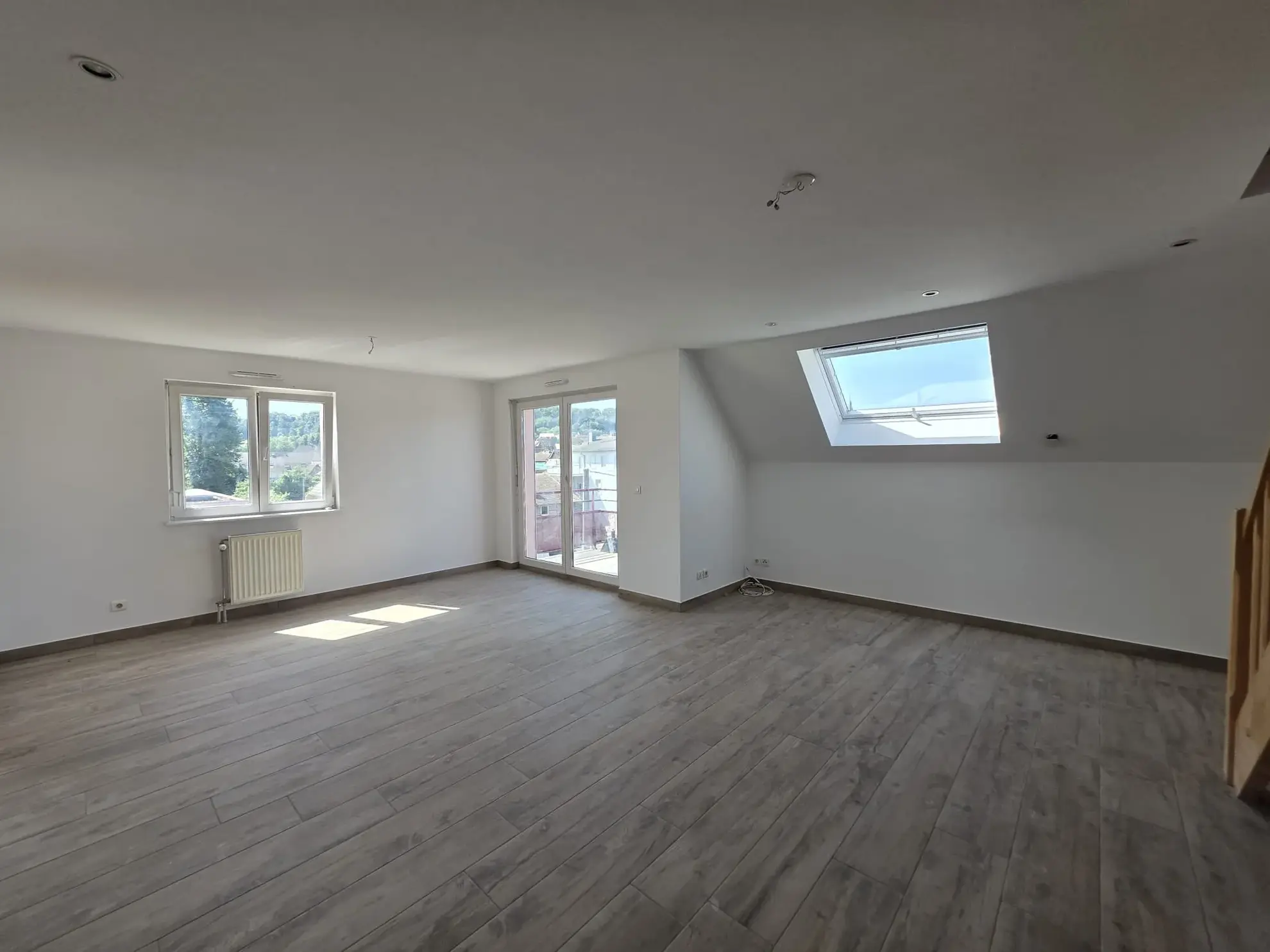 Vente duplex lumineux de 95m² au dernier étage à Hirsingue