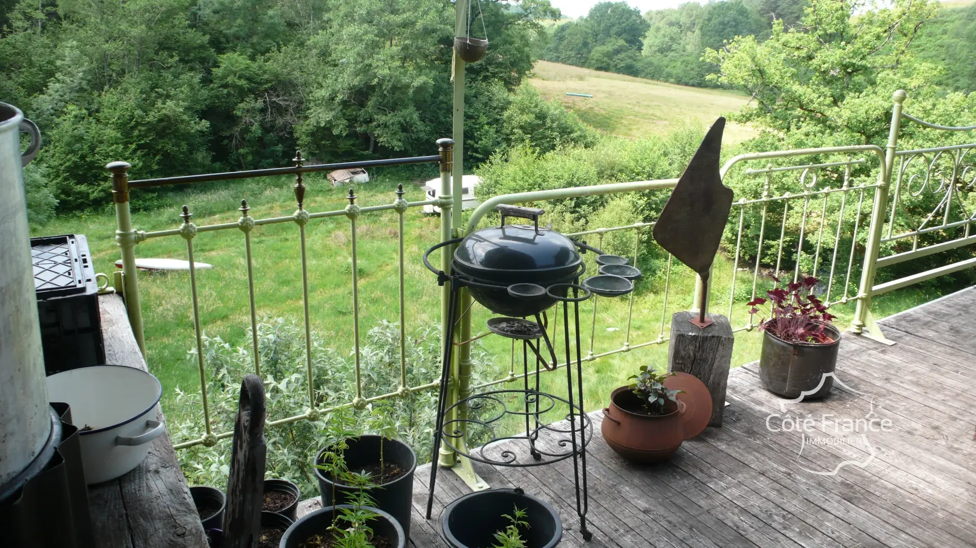 Charmante maison en pierre avec terrain de 4,75 hectares à Pleaux 