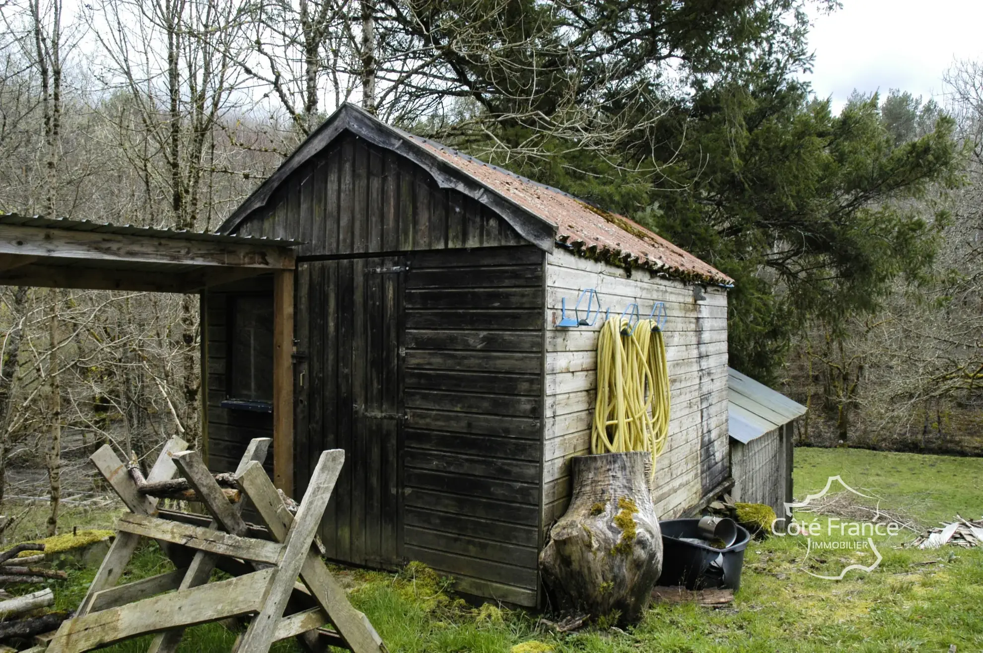 Charmante maison en pierre avec terrain de 4,75 hectares à Pleaux 