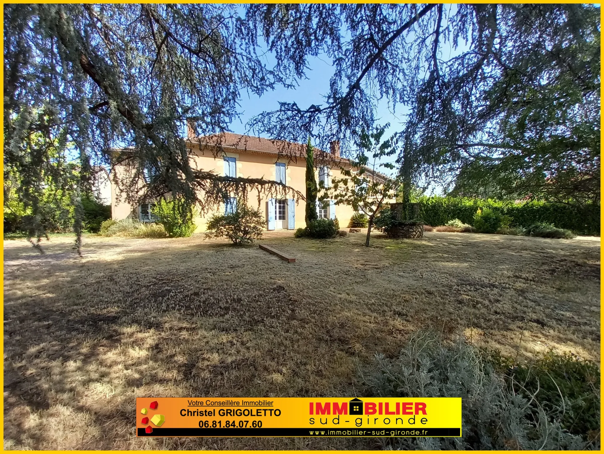 Charmante maison familiale en pierre avec piscine à Langon, proche La Réole