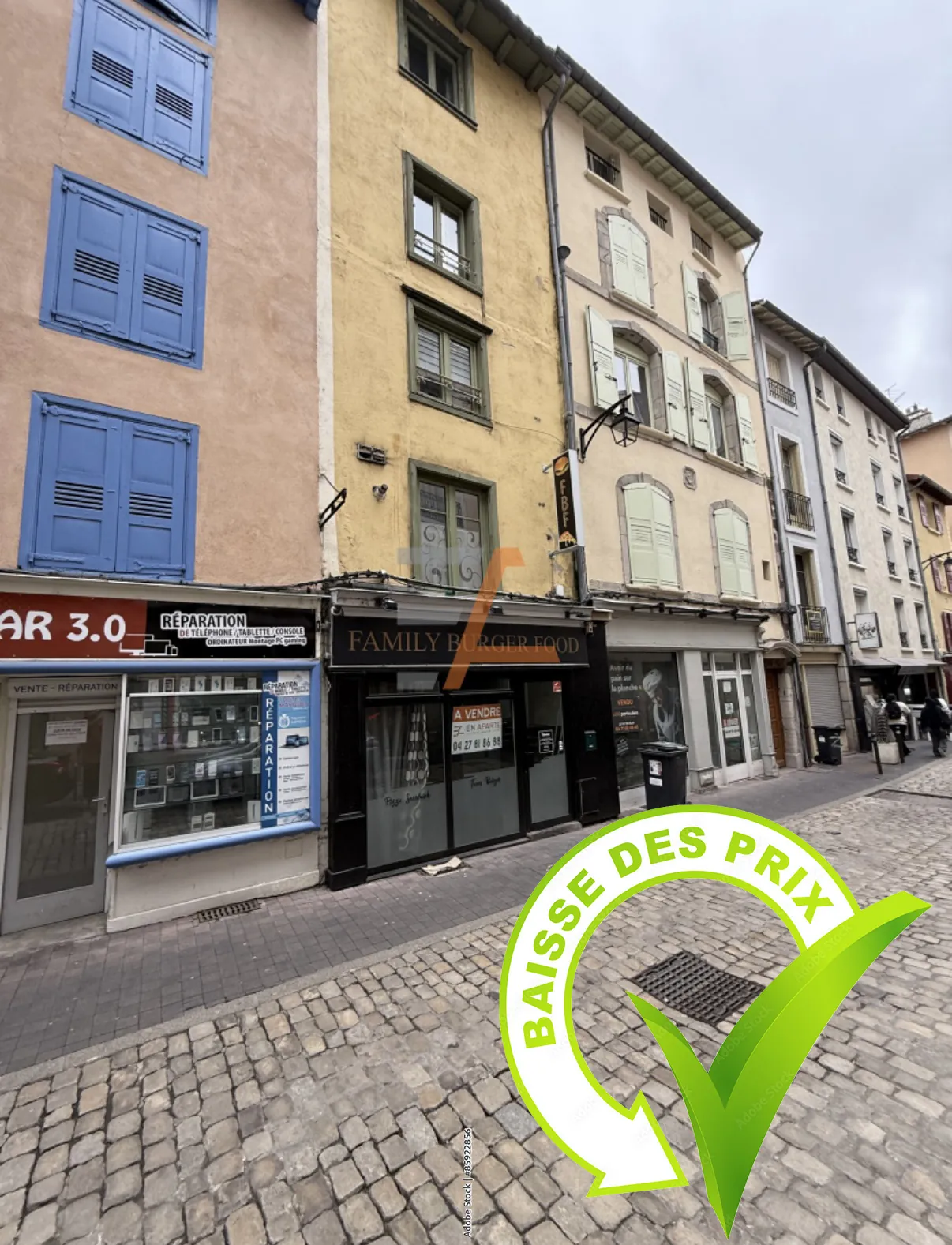 Maison en plein centre du Puy-en-Velay à vendre, idéal investisseur ou commerçant