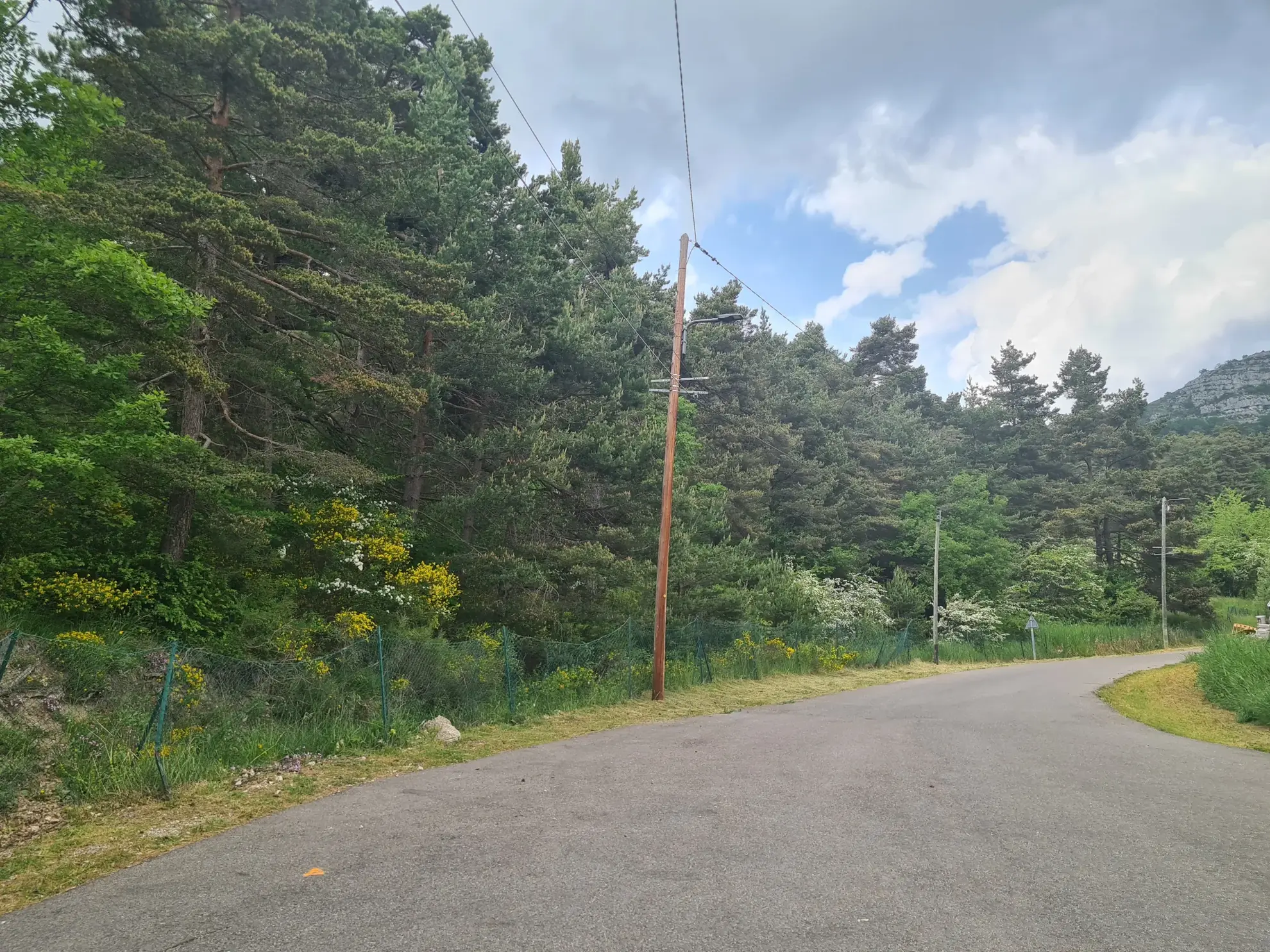 Terrain constructible de 2578 m² à Andon, secteur Thorenc - Vue montagne 