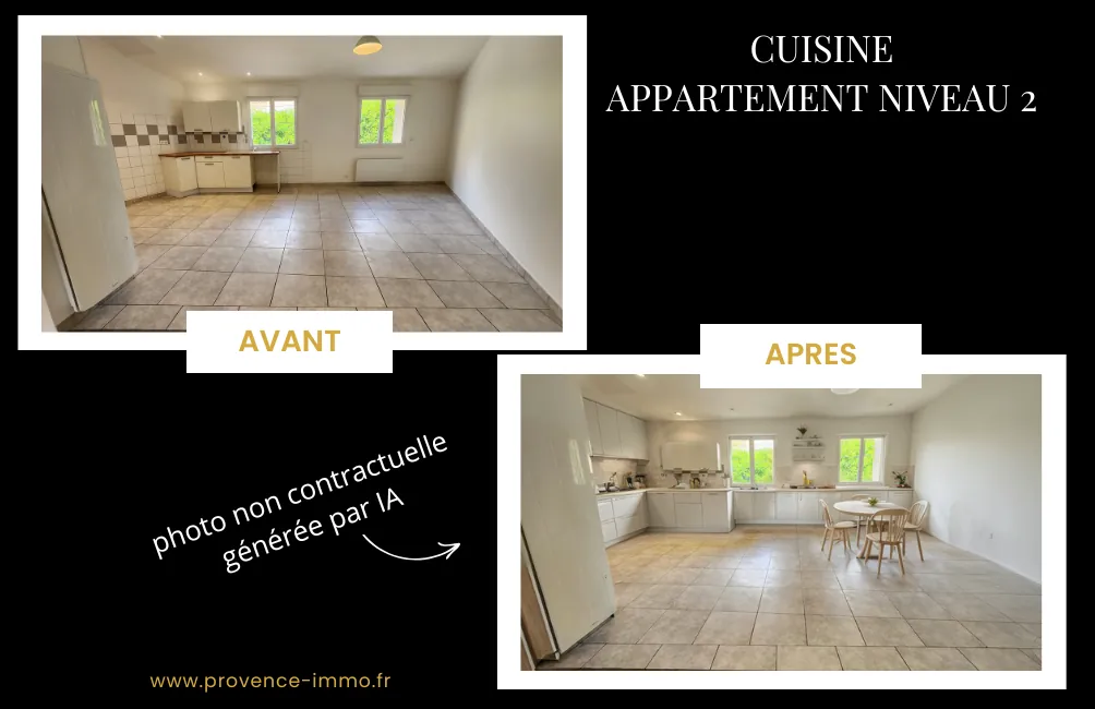 Charmante maison de village à Châteauredon avec deux appartements et potentiel d’investissement 