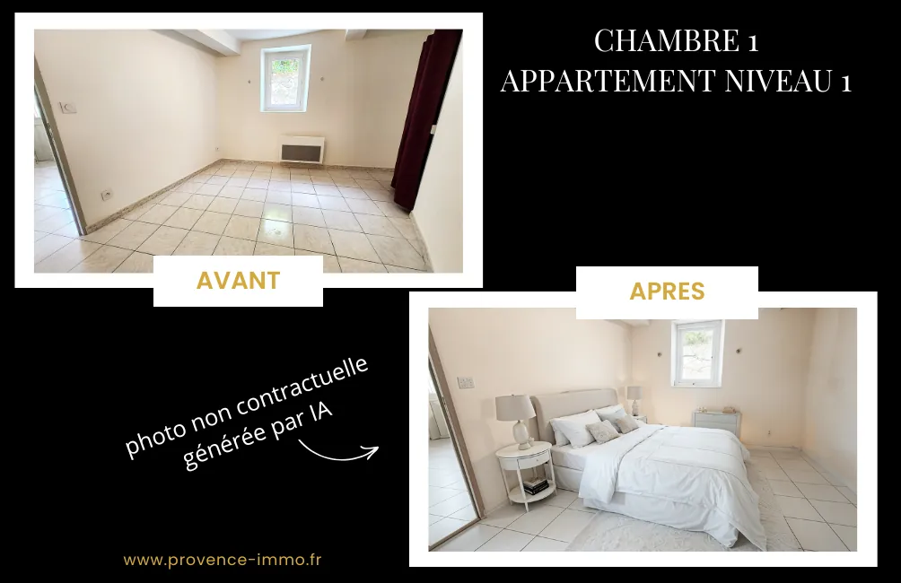 Charmante maison de village à Châteauredon avec deux appartements et potentiel d’investissement 