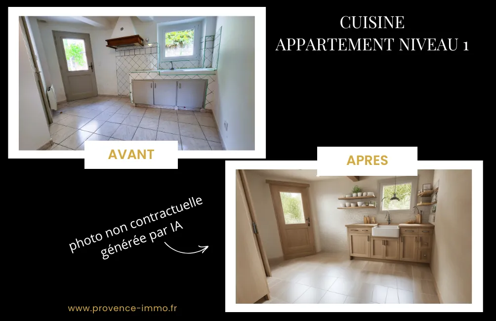 Charmante maison de village à Châteauredon avec deux appartements et potentiel d’investissement 