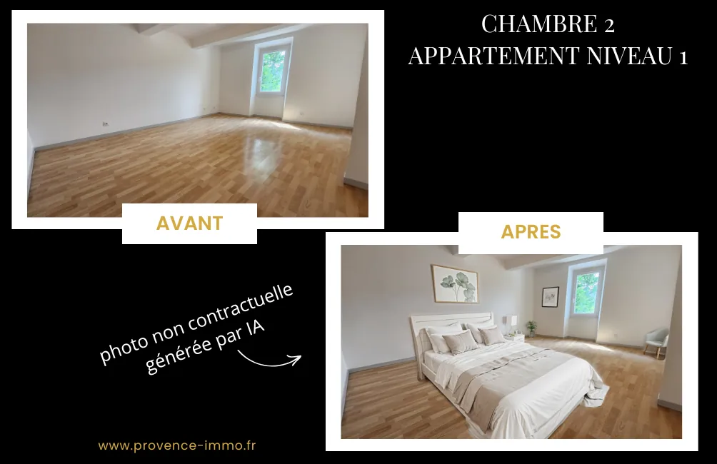 Charmante maison de village à Châteauredon avec deux appartements et potentiel d’investissement 