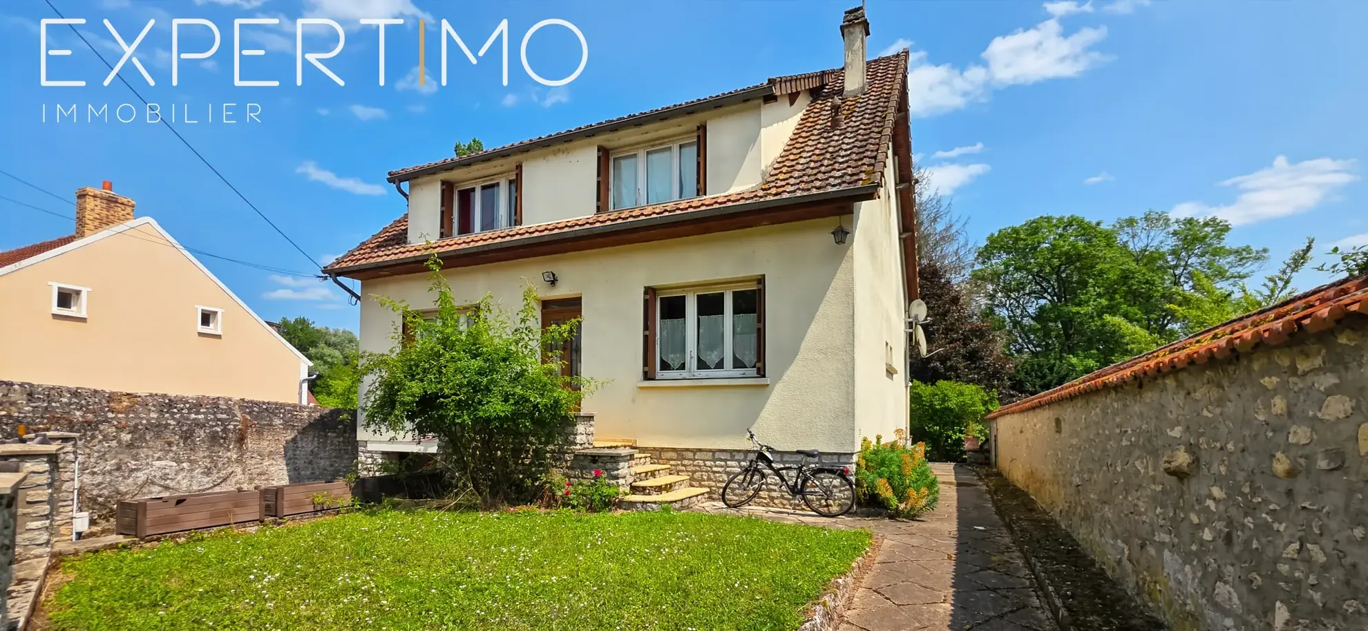Maison 6 pièces avec jardin et accès rivière à Méréville en Essonne 