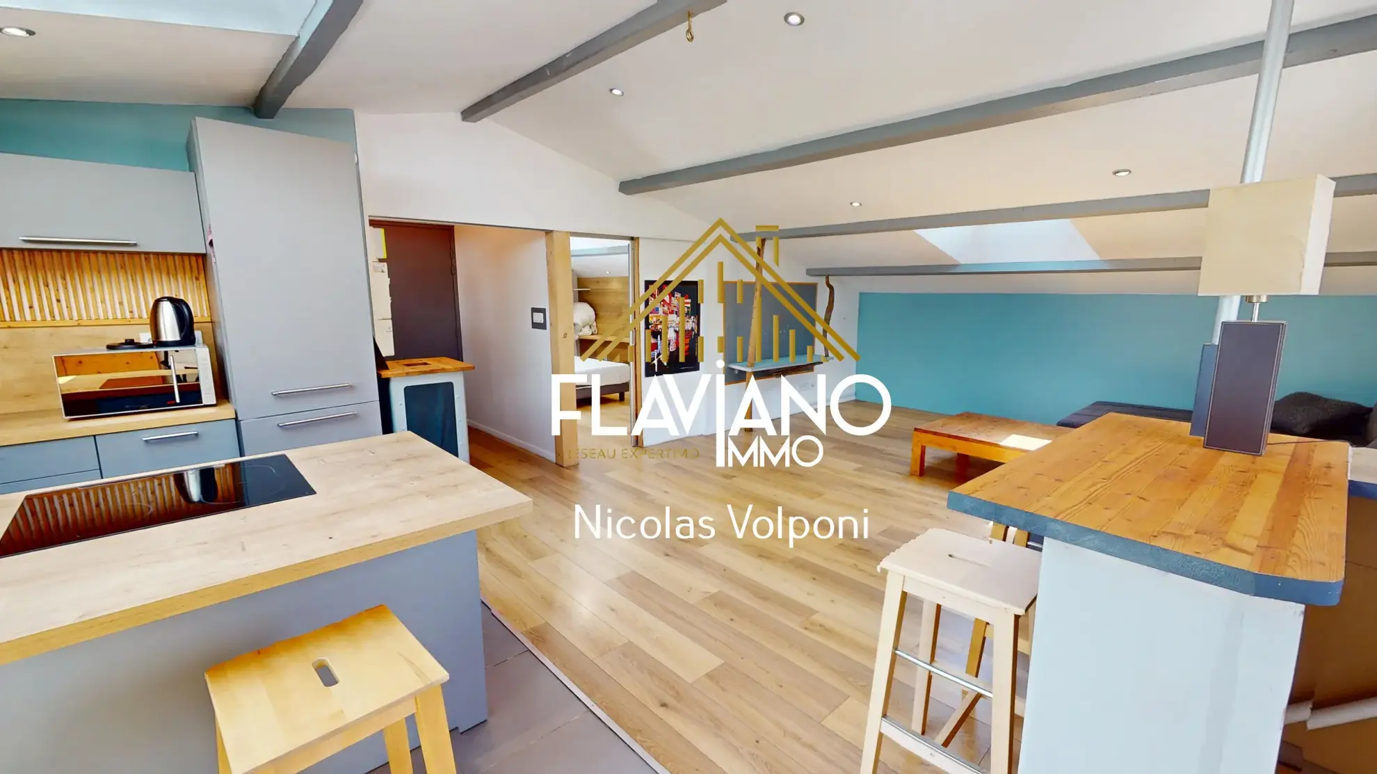 Appartement T3 lumineux de 88 m² avec vue montagne à Barcelonnette 