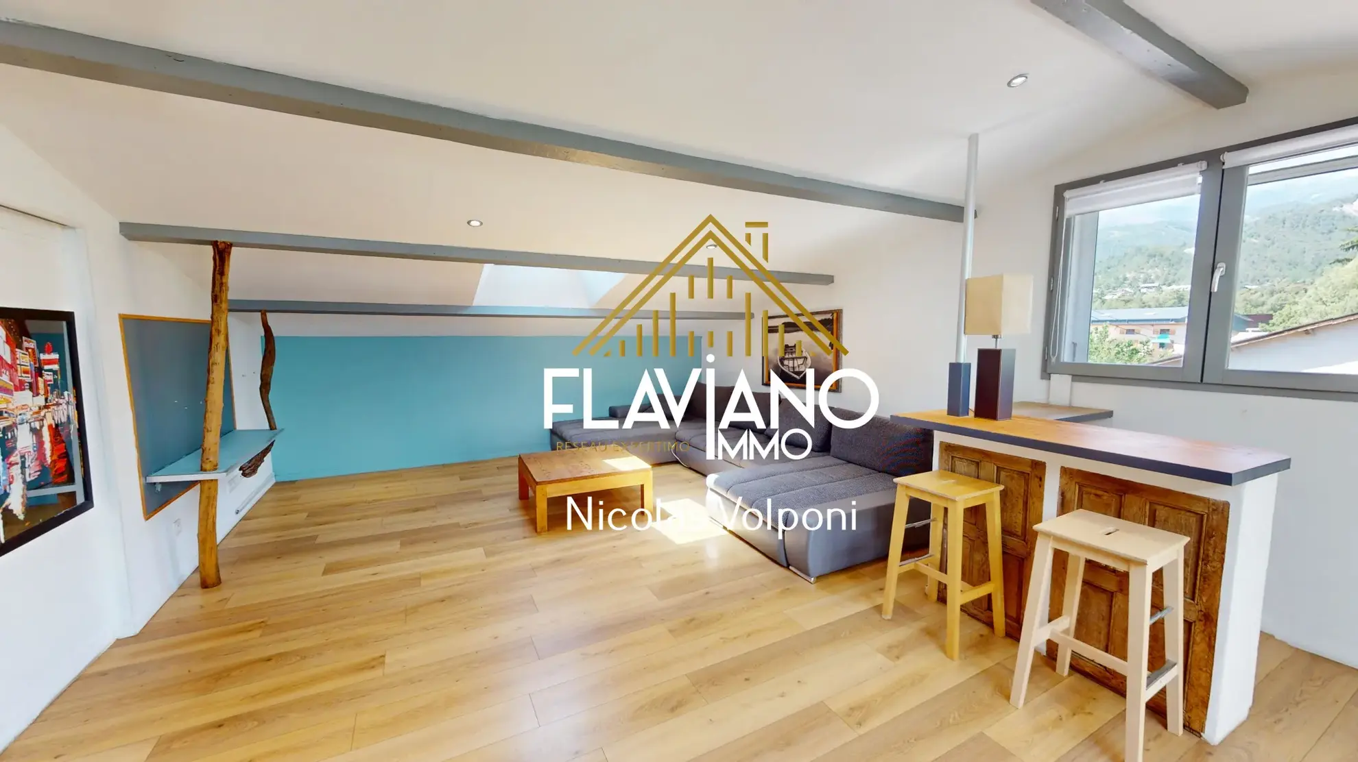 Appartement T3 lumineux de 88 m² avec vue montagne à Barcelonnette 