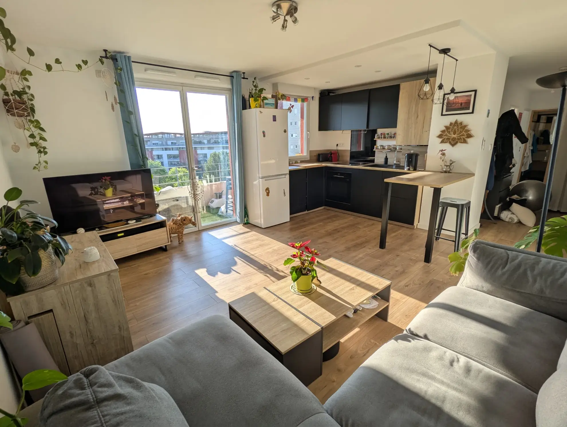 Appartement 3 pièces de 59 m² avec terrasse à Montpellier La LIRONDE près Port Marianne