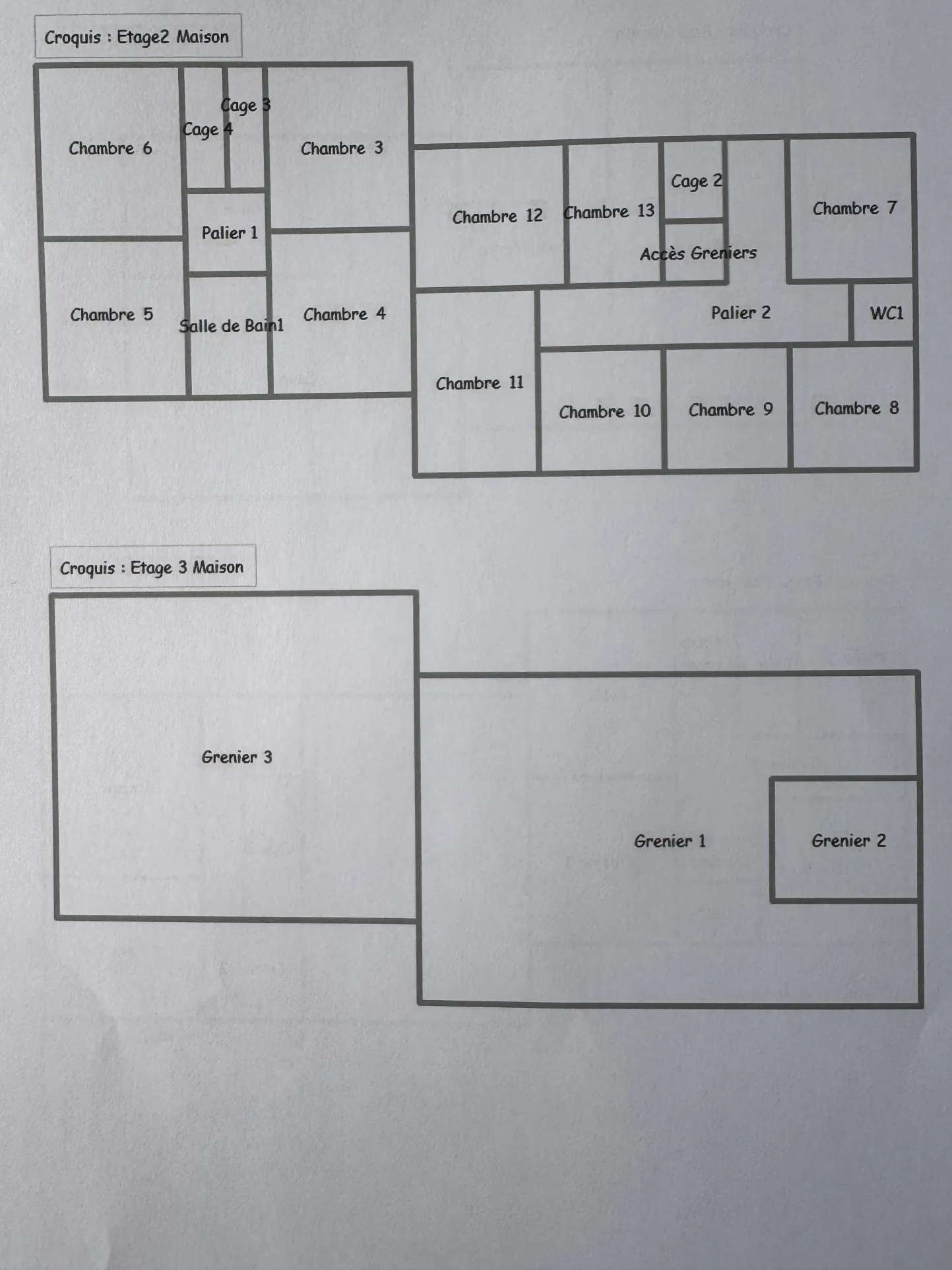 Maison à rénover à Doranges pour chambres d'hôtes ou investissement immobilier 