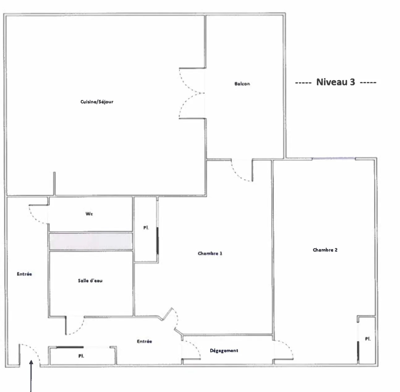 Appartement T3 avec balcon et garage à Pierre-Bénite, 66 m², secteur calme 