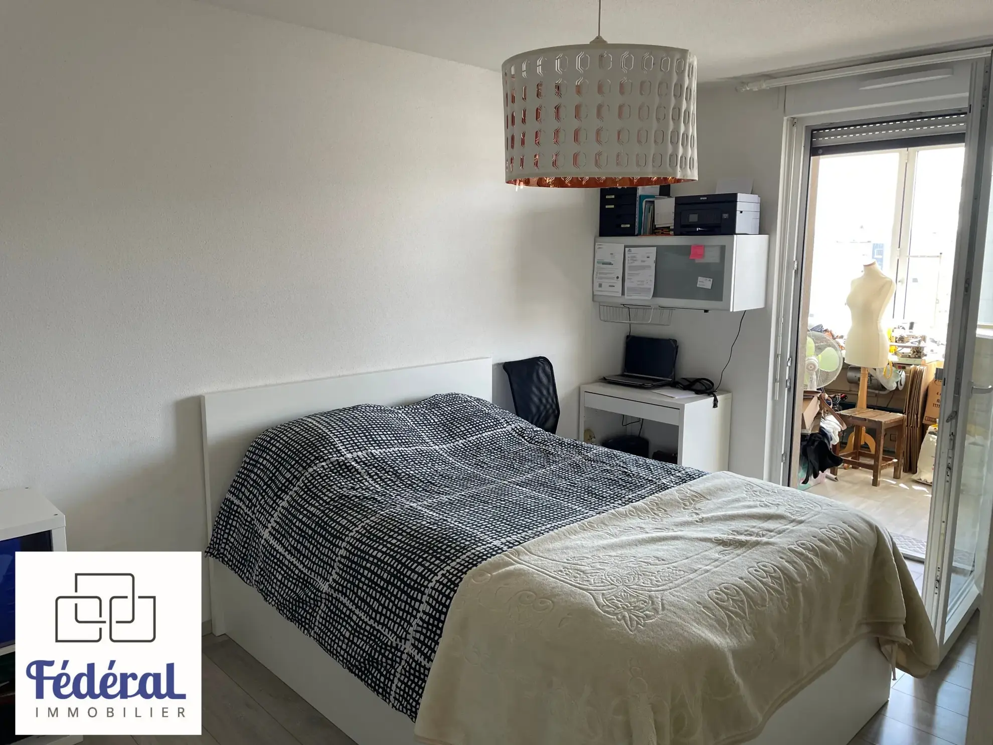 Appartement F4 lumineux avec terrasse, garage et parc privé à Bischheim proche Strasbourg 