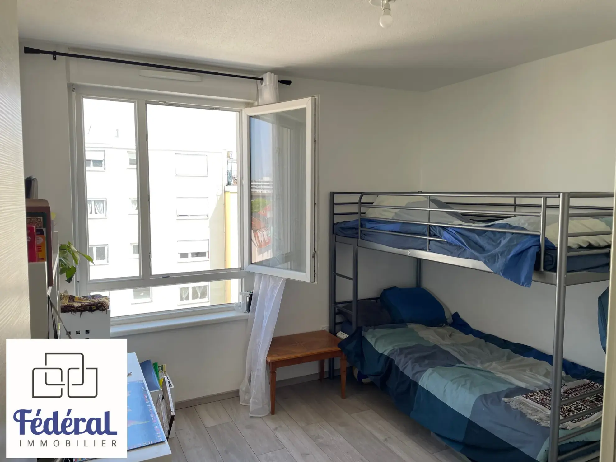 Appartement F4 lumineux avec terrasse, garage et parc privé à Bischheim proche Strasbourg 