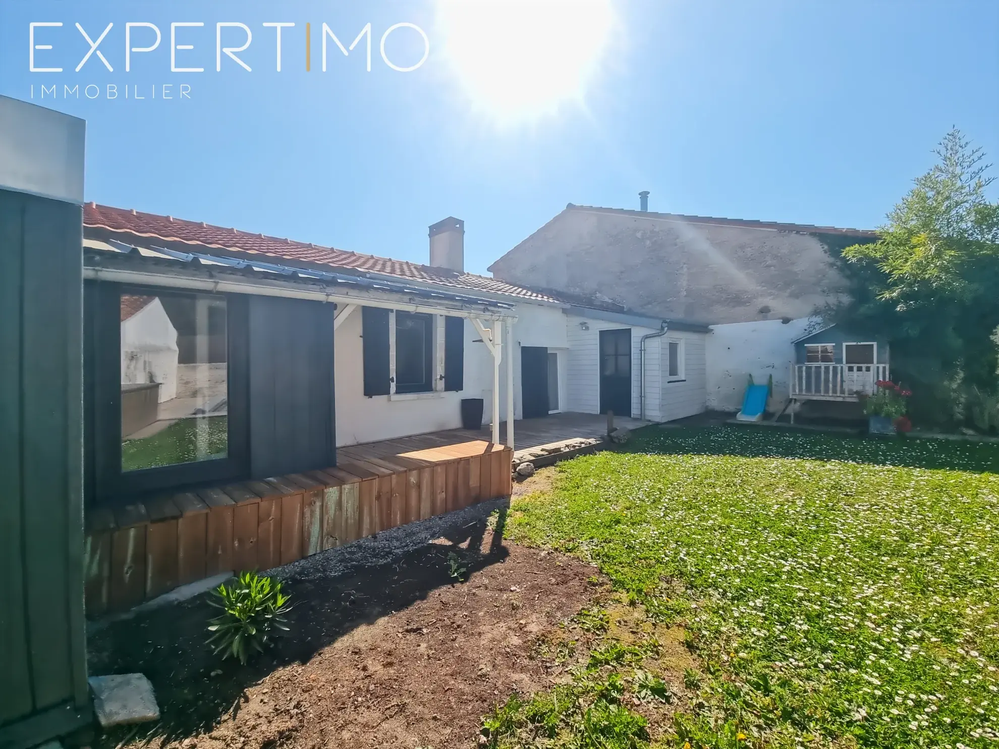 Maison avec jardin et piscine à Machecoul-Saint-Même - 87 m², 2 chambres 