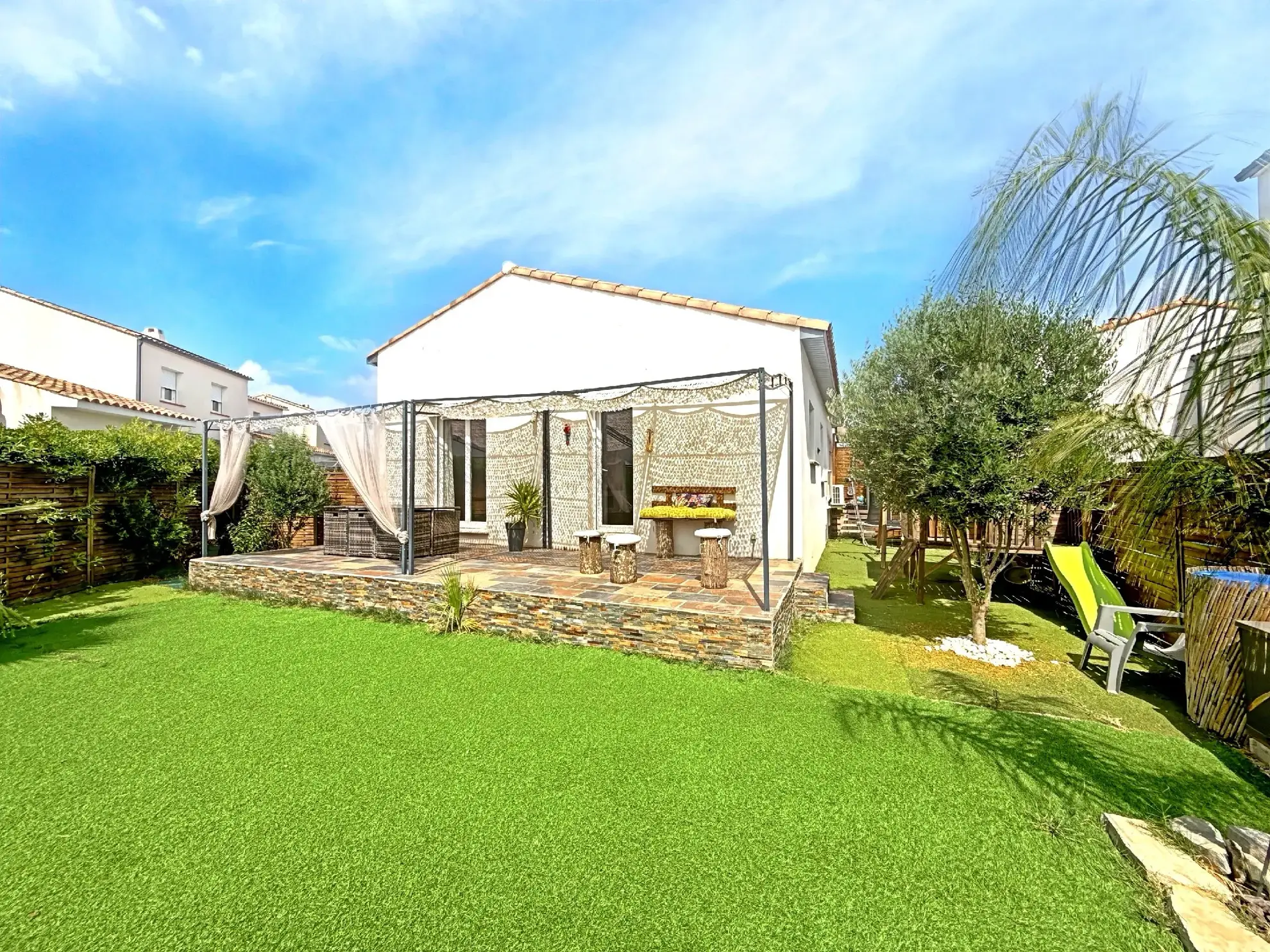 À vendre villa plain-pied de 80 m² avec 3 chambres à Codognan