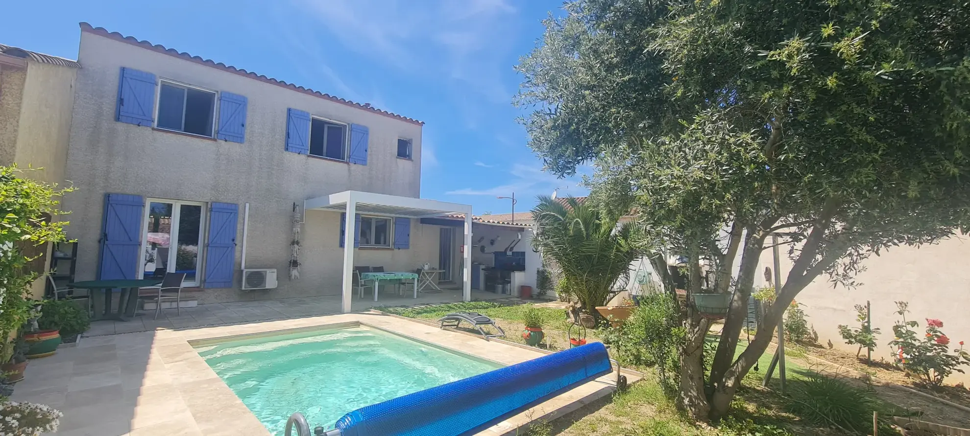 Belle villa avec piscine à Narbonne - 3 chambres, terrasse et garage