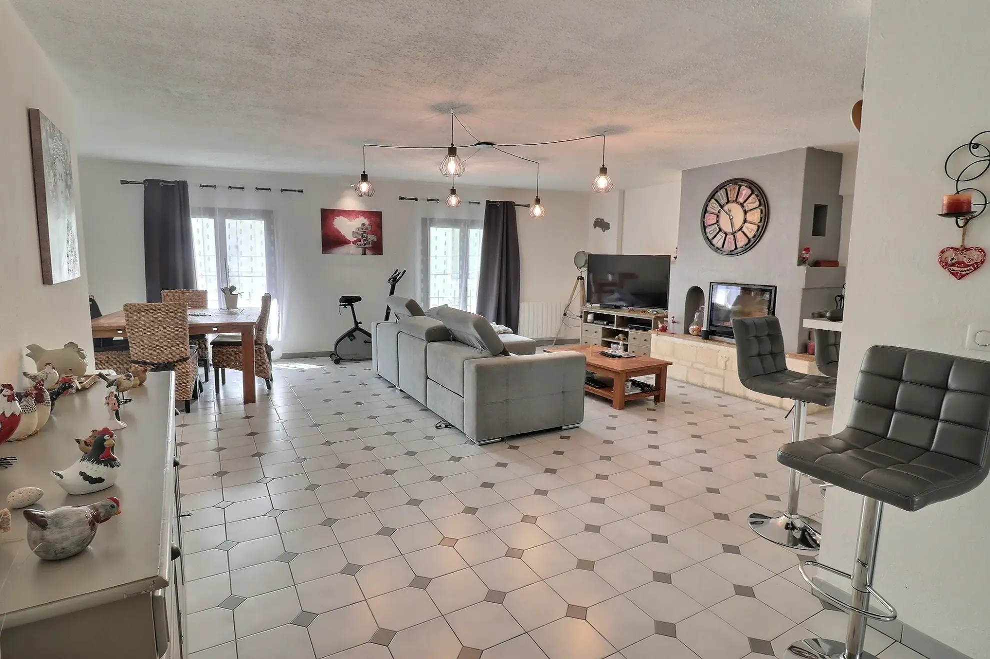 Achat maison de ville à Saint Gilles - 116 m2 avec jardin et garage