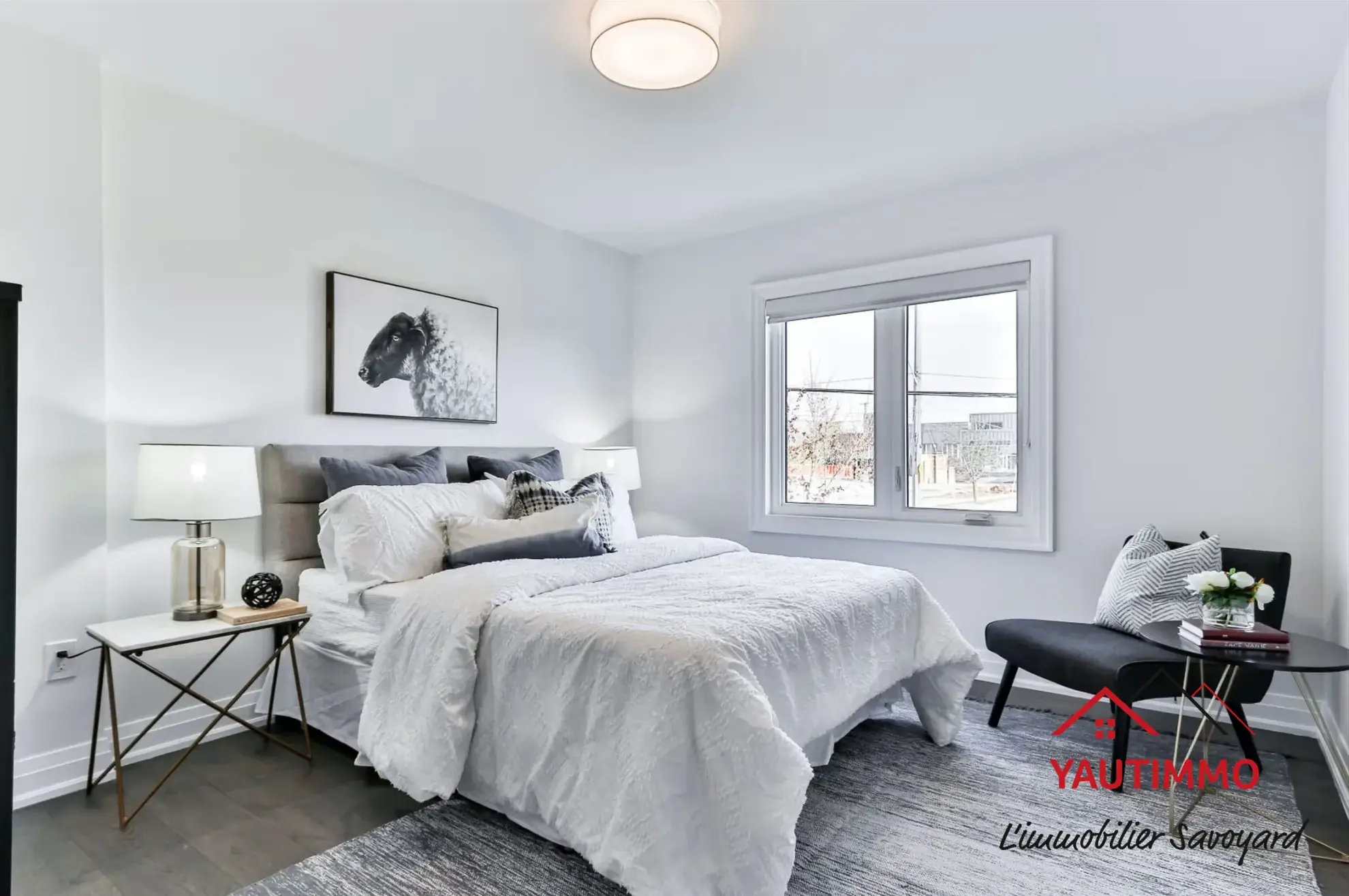 Loft contemporain écologique à Saint-Cergues, proche Genève, investissement rentable 