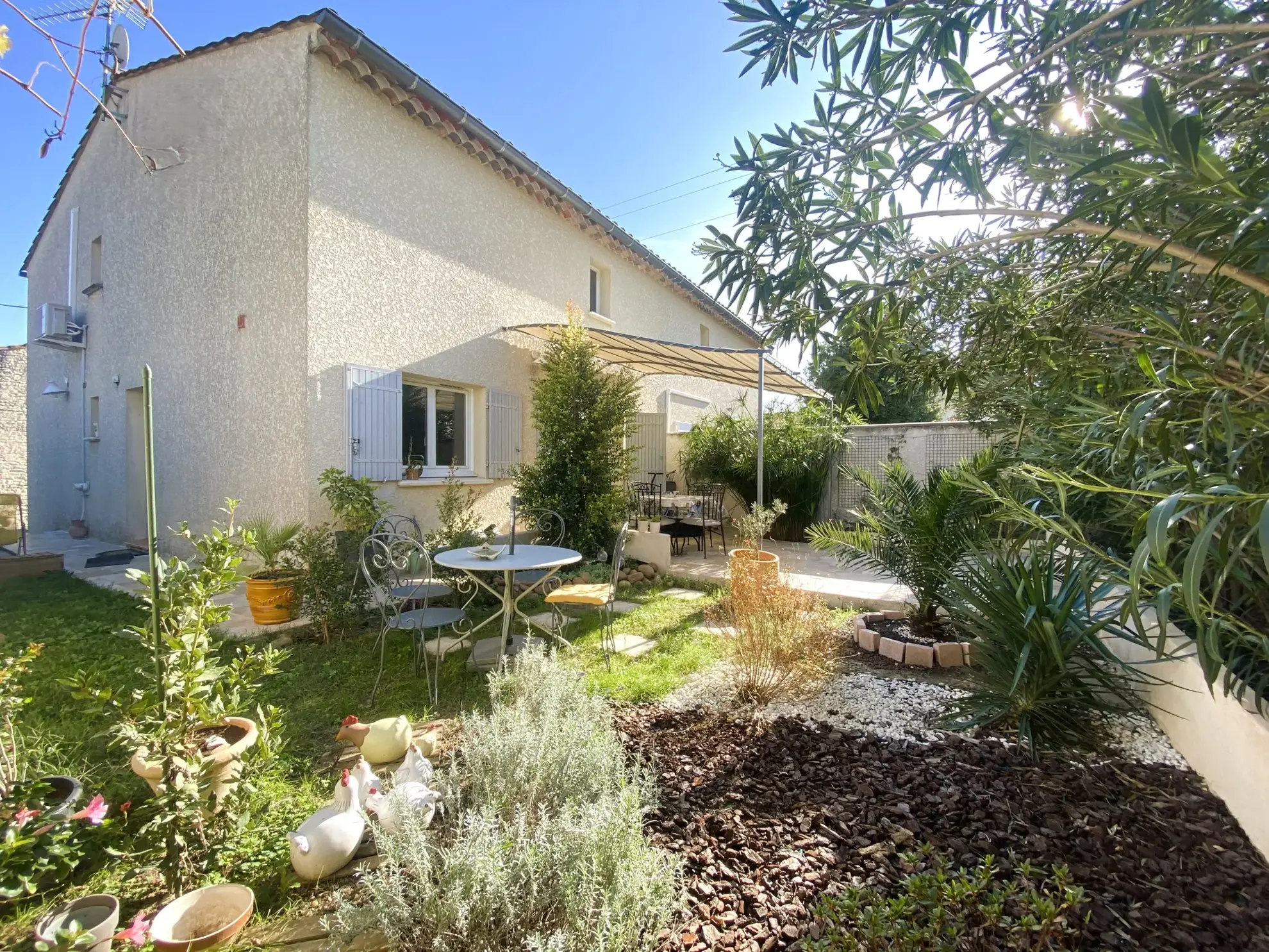 Maison 4 pièces lumineuse à Meynes, proche centre et commodités 