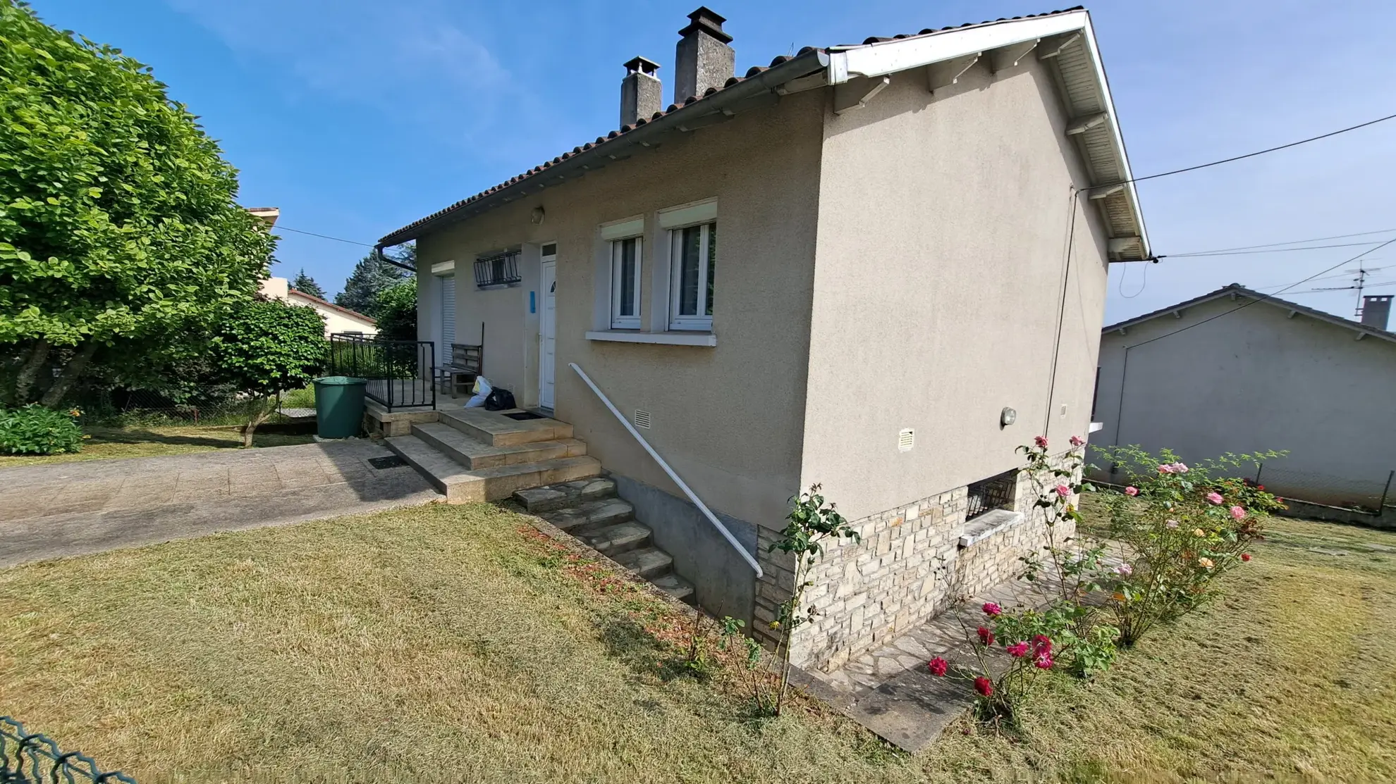 Maison 69 m² en vente au centre de Prayssac avec jardin et sous-sol aménageable