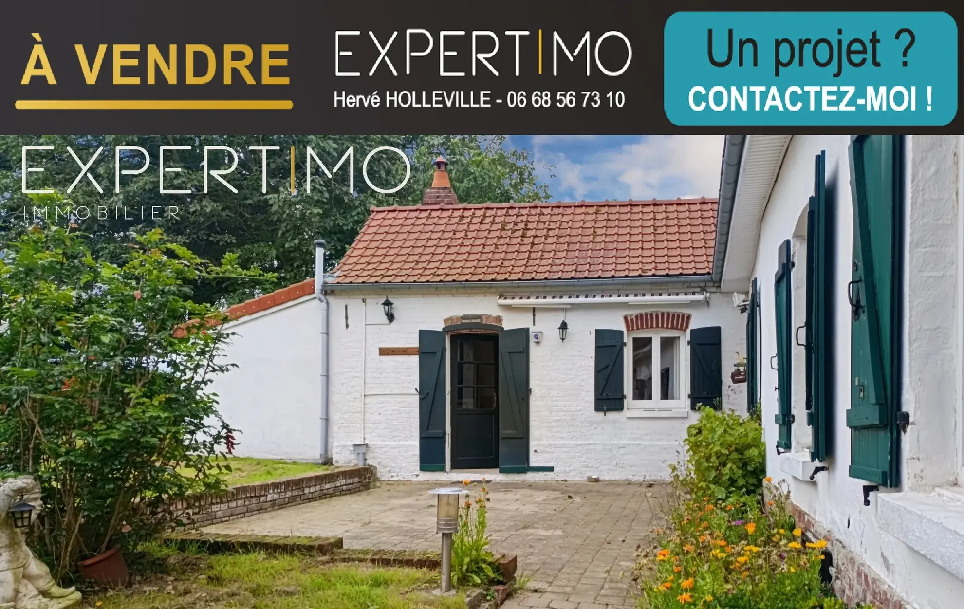 Longère rénovée avec dépendances à Bernay en Ponthieu, terrain de 2304 m² 