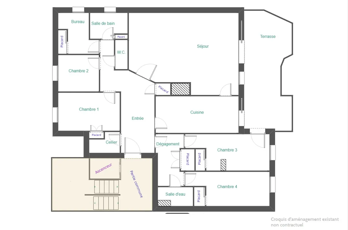 À vendre à Millau : grand appartement avec terrasse, ascenseur et luminosité exceptionnelle 