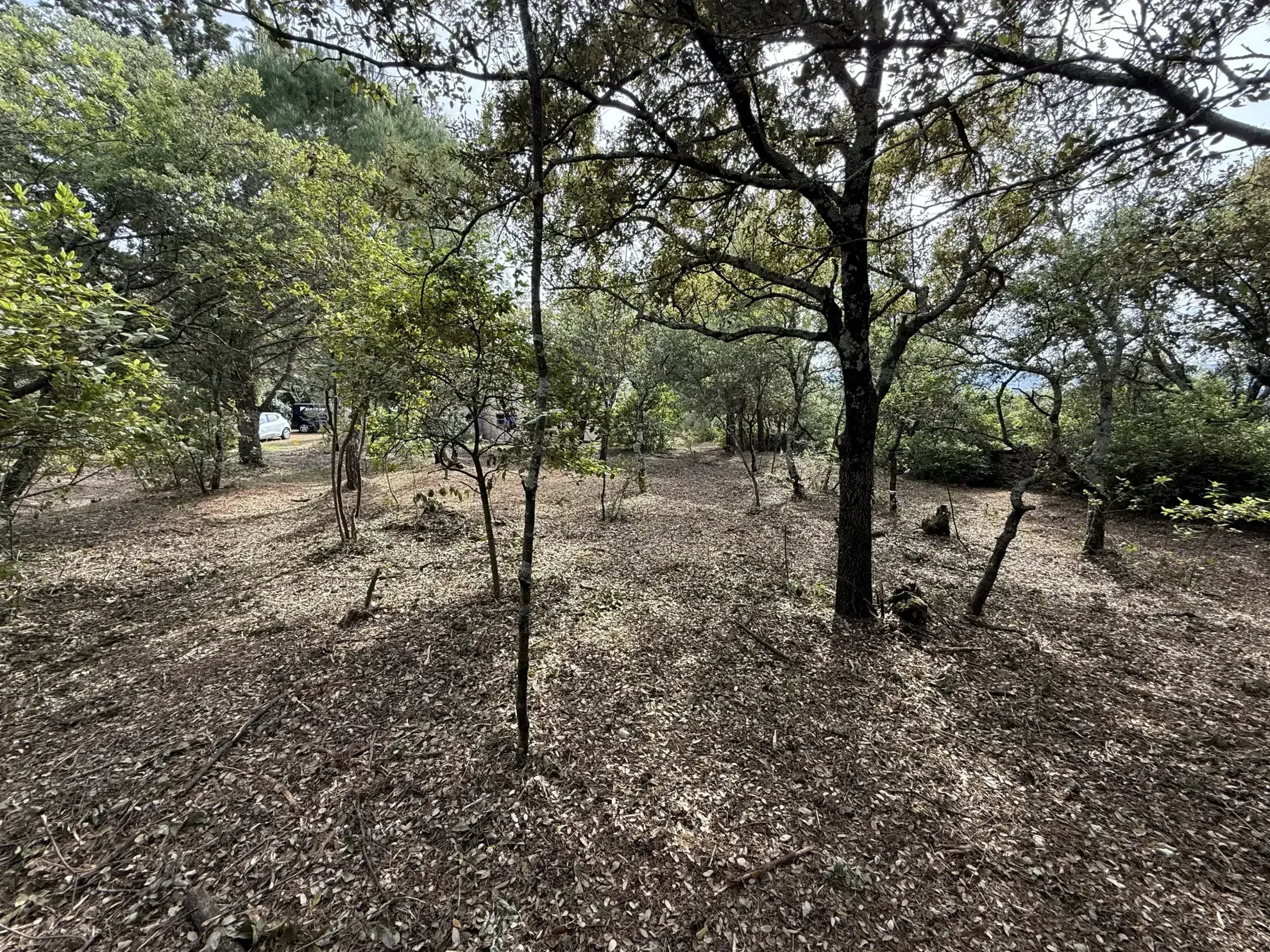 Terrain constructible de 1280 m² avec vue dégagée à Villevieille 