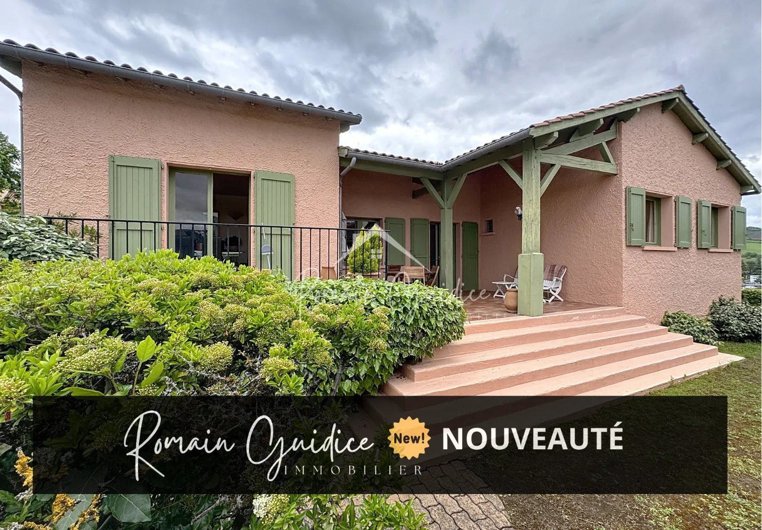 Villa F5 de 118 m² avec terrasses et garage dans le Crès à Millau