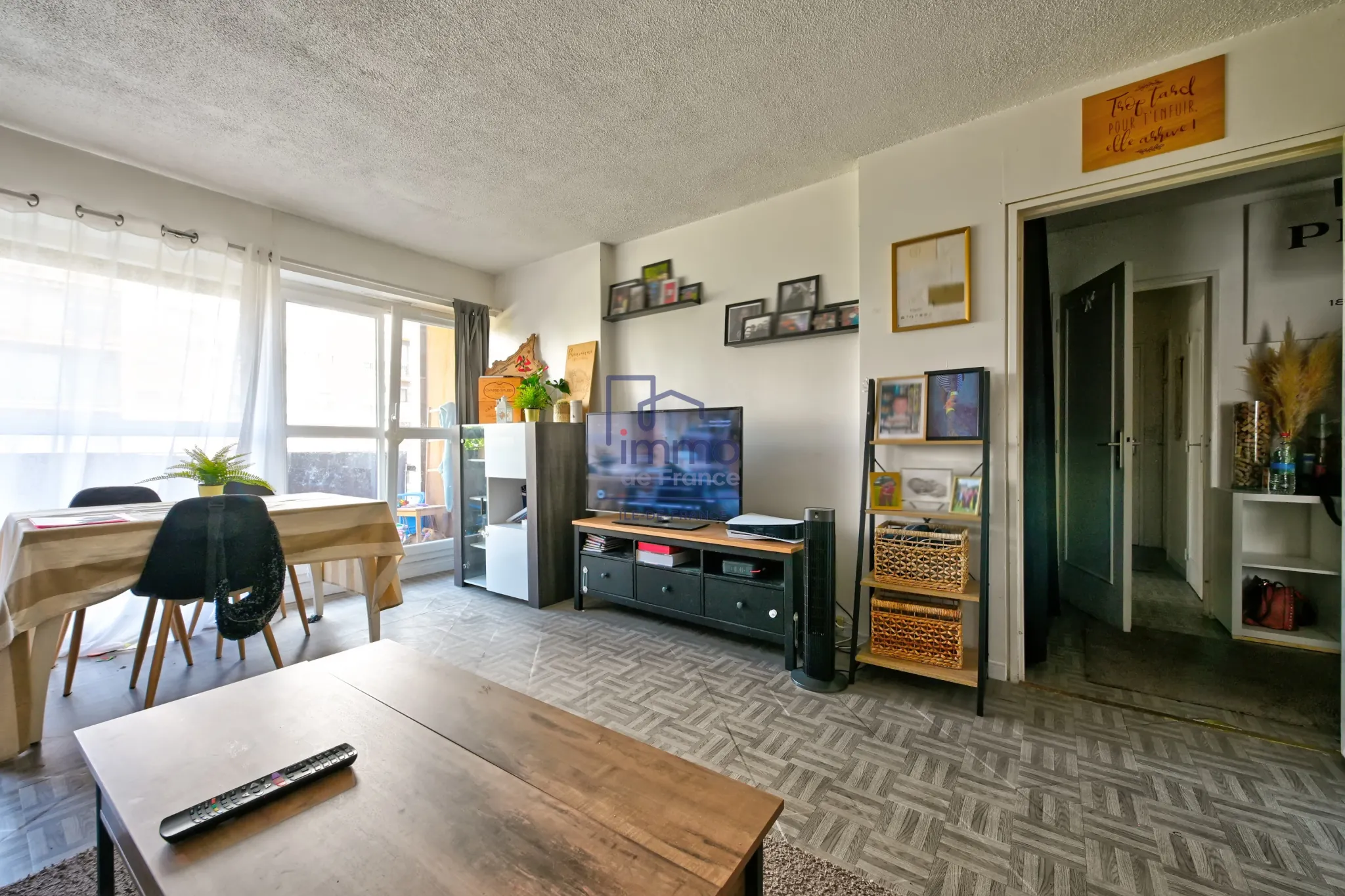 Appartement T3 loué à Achères, idéal investisseur avec balcon, cave et gardien 