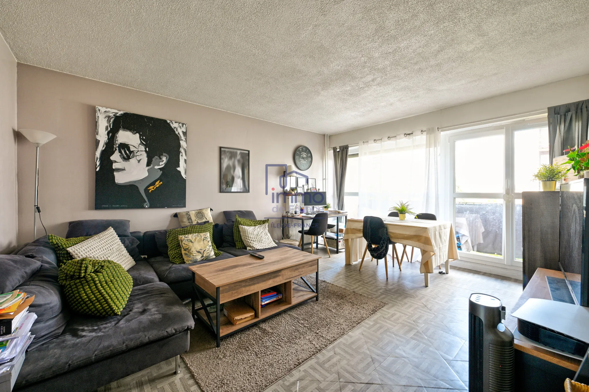 Appartement T3 loué à Achères, idéal investisseur avec balcon, cave et gardien