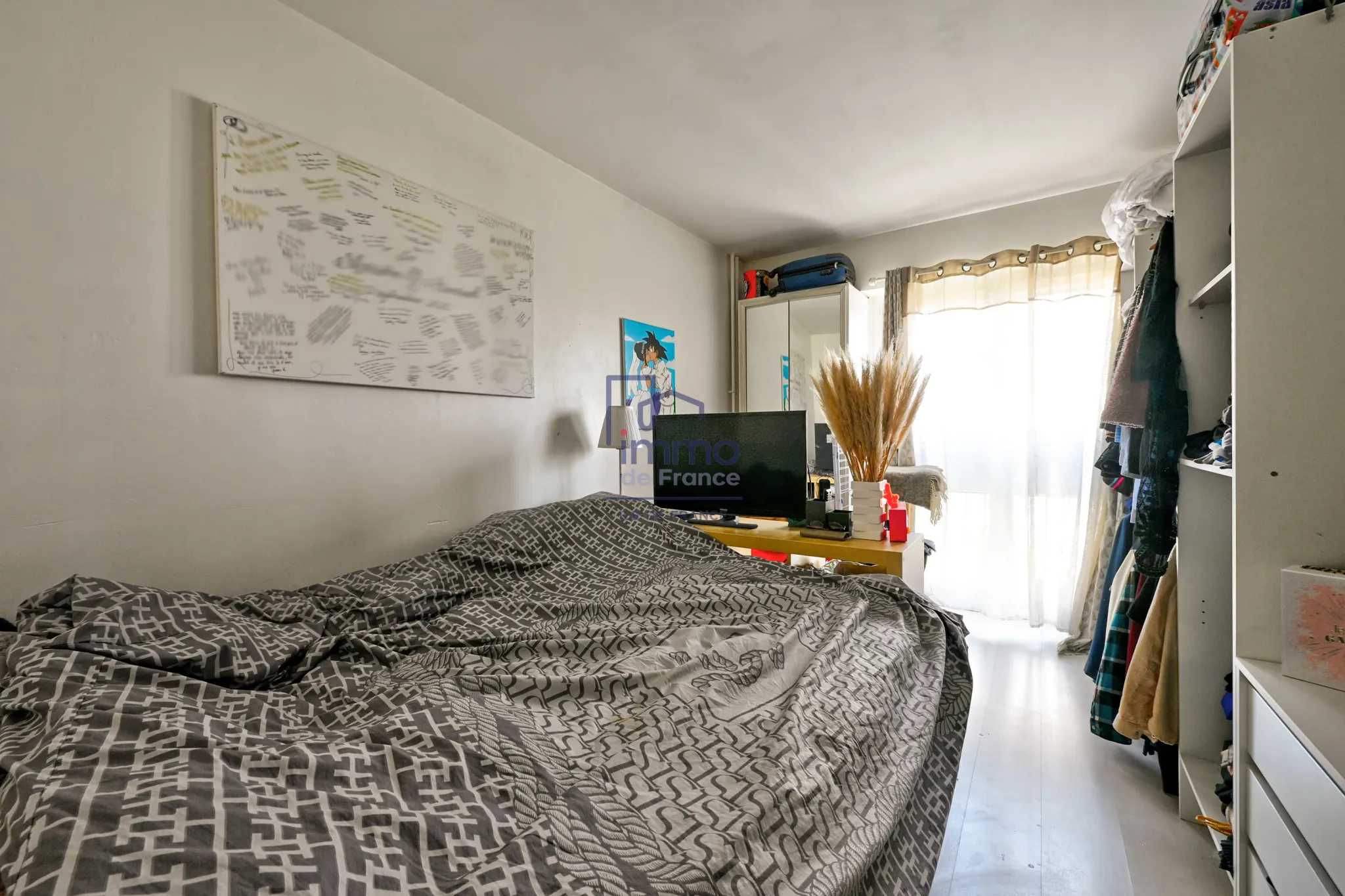 Appartement T3 loué à Achères, idéal investisseur avec balcon, cave et gardien 