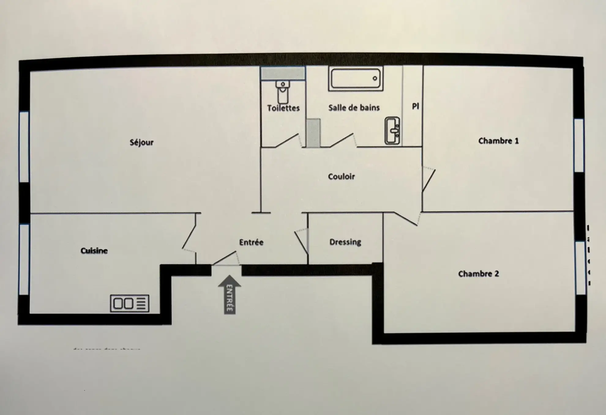 Appartement 3 pièces à Cannes avec terrasse, cave et parking, dernier étage 