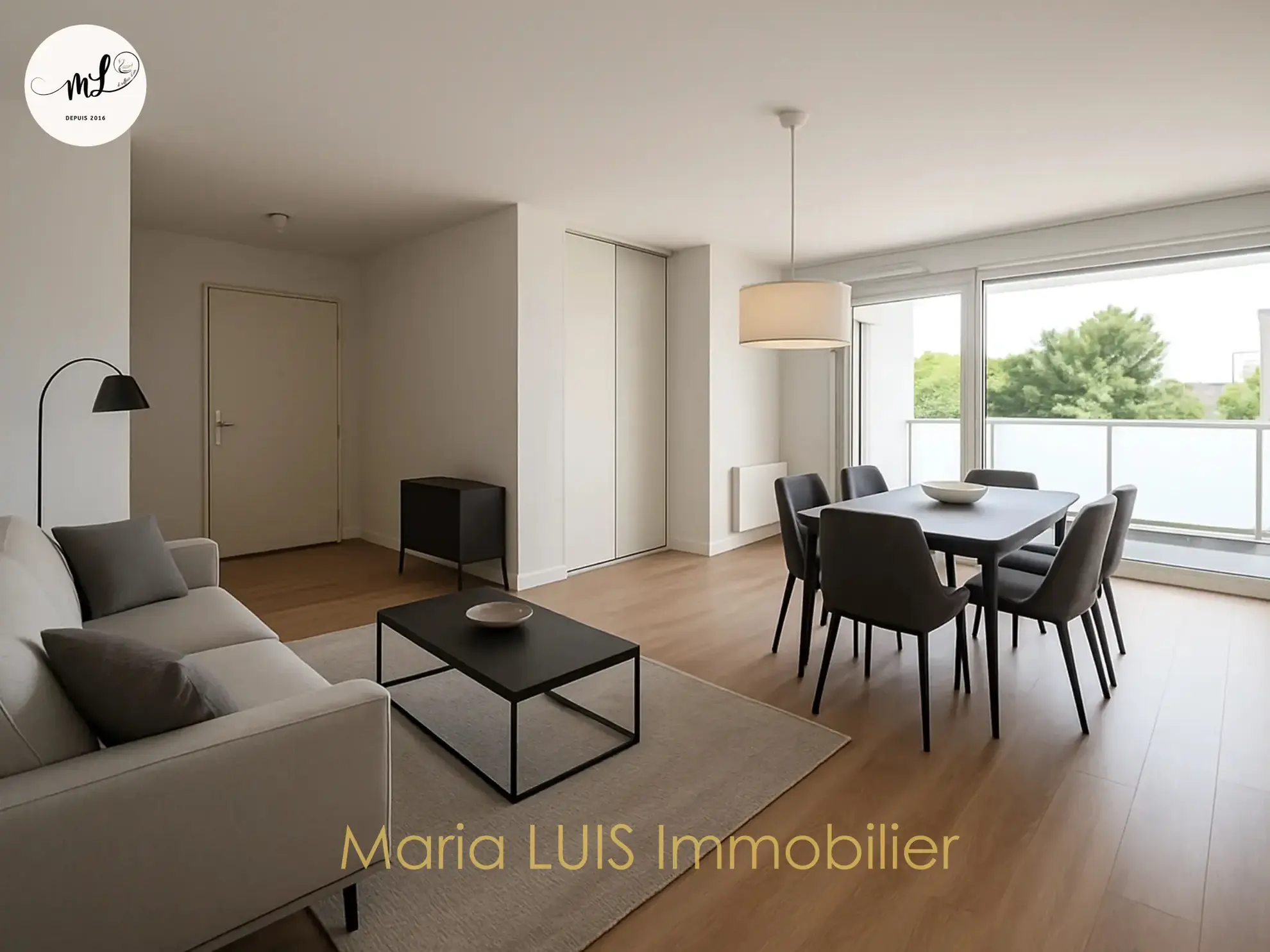 Appartement 3 pièces lumineux de 64 m² à Blanquefort avec balcon et parking
